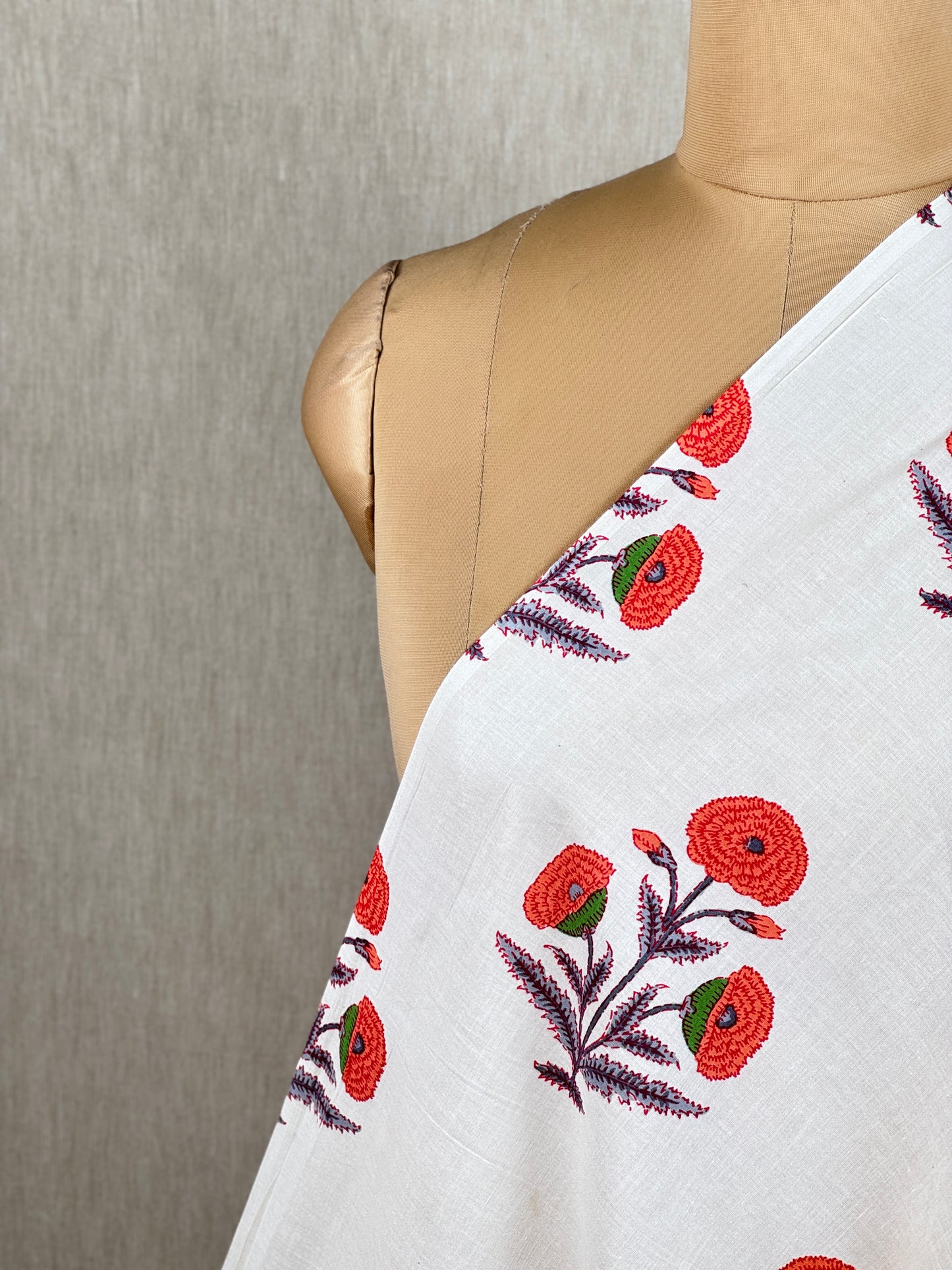 Printed Mulmul Cotton Fabric