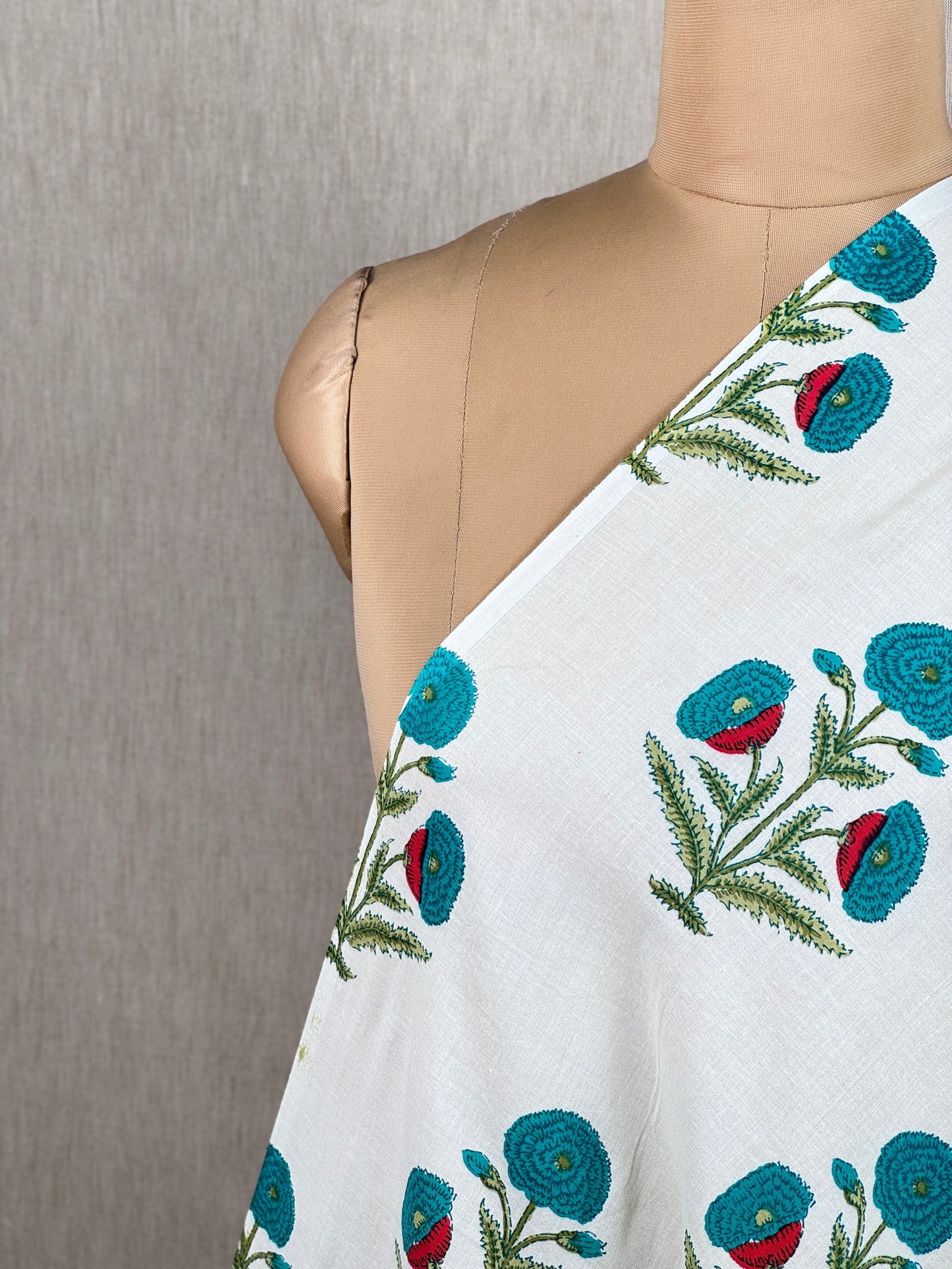 Printed Mulmul Cotton Fabric