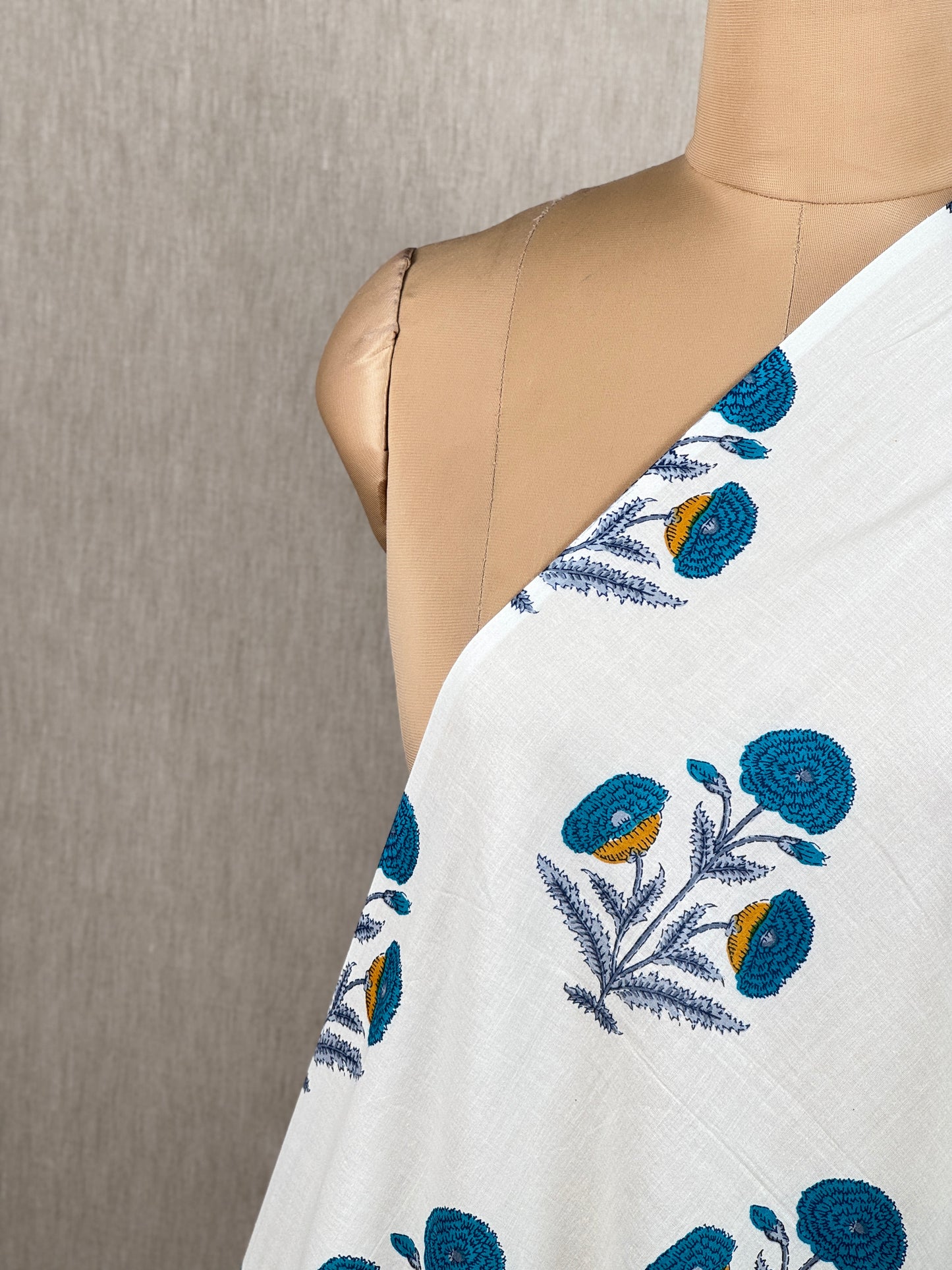 Printed Mulmul Cotton Fabric