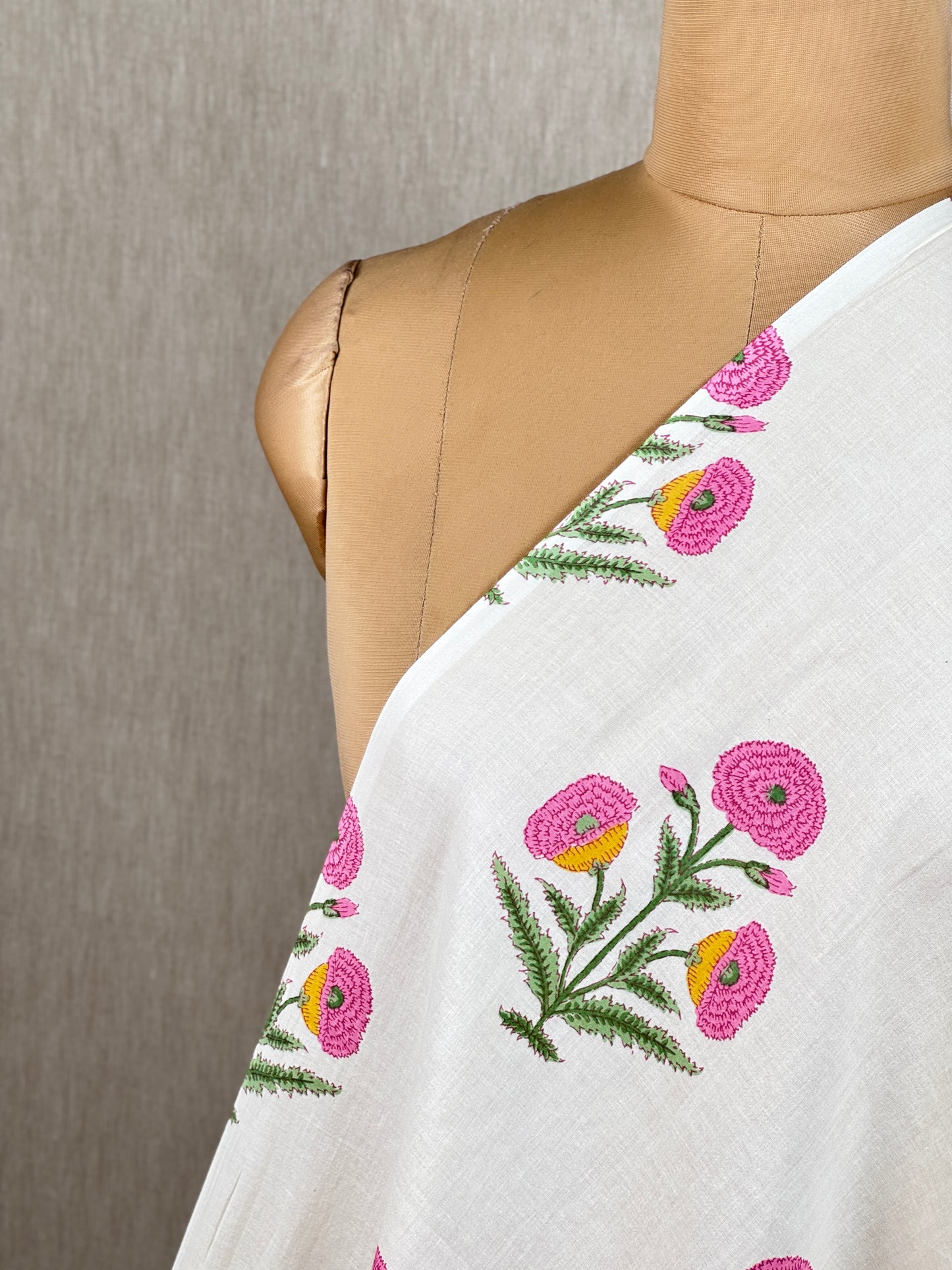 Printed Mulmul Cotton Fabric