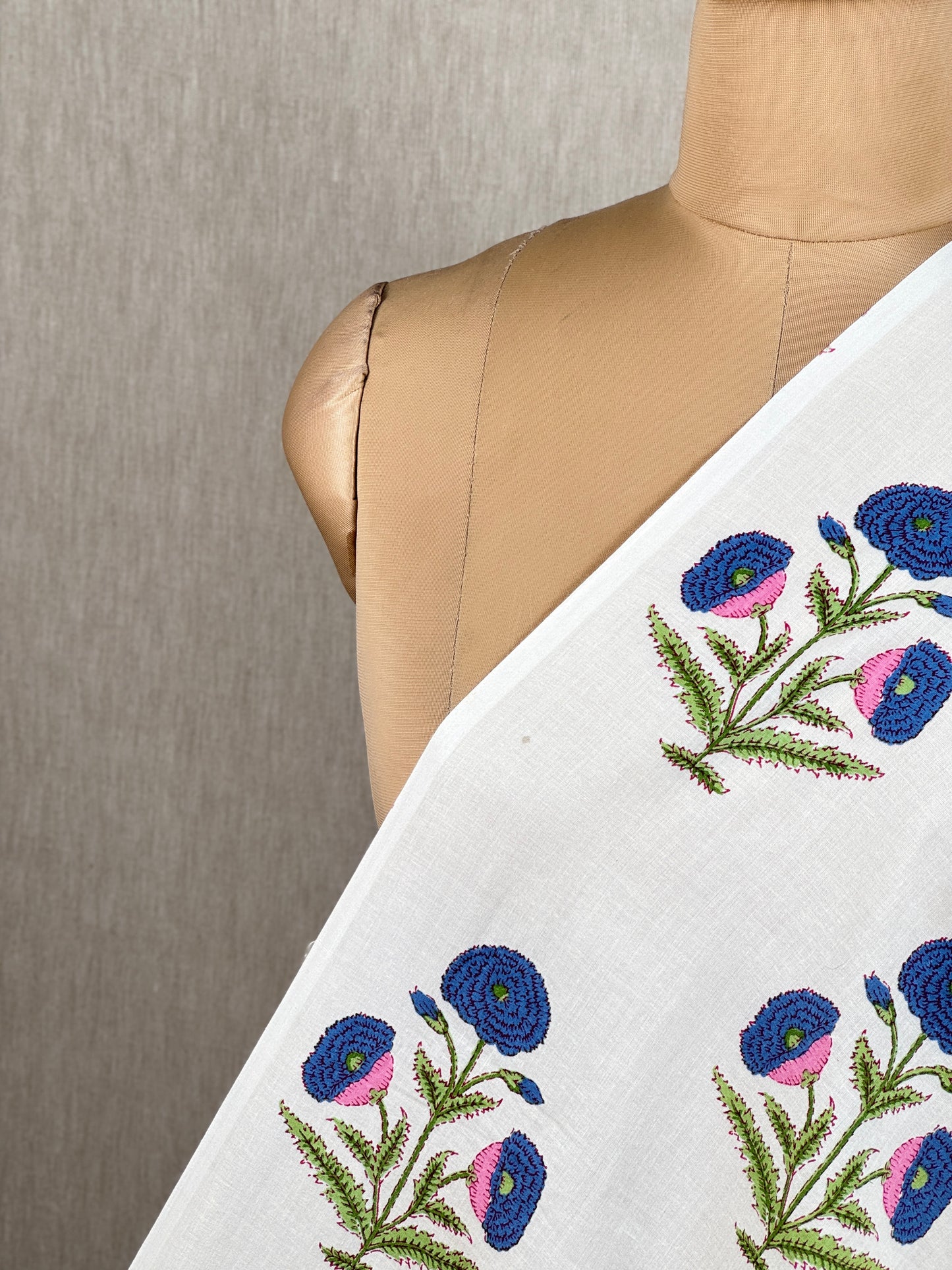Printed Mulmul Cotton Fabric