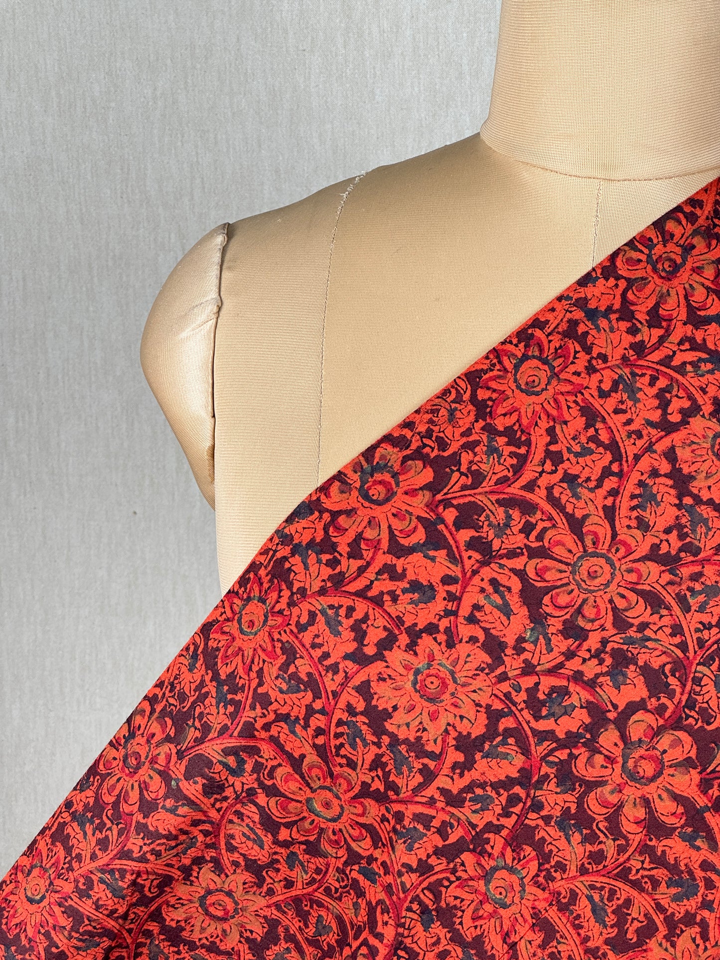 Block Printed Kalamkari Cotton Fabrics