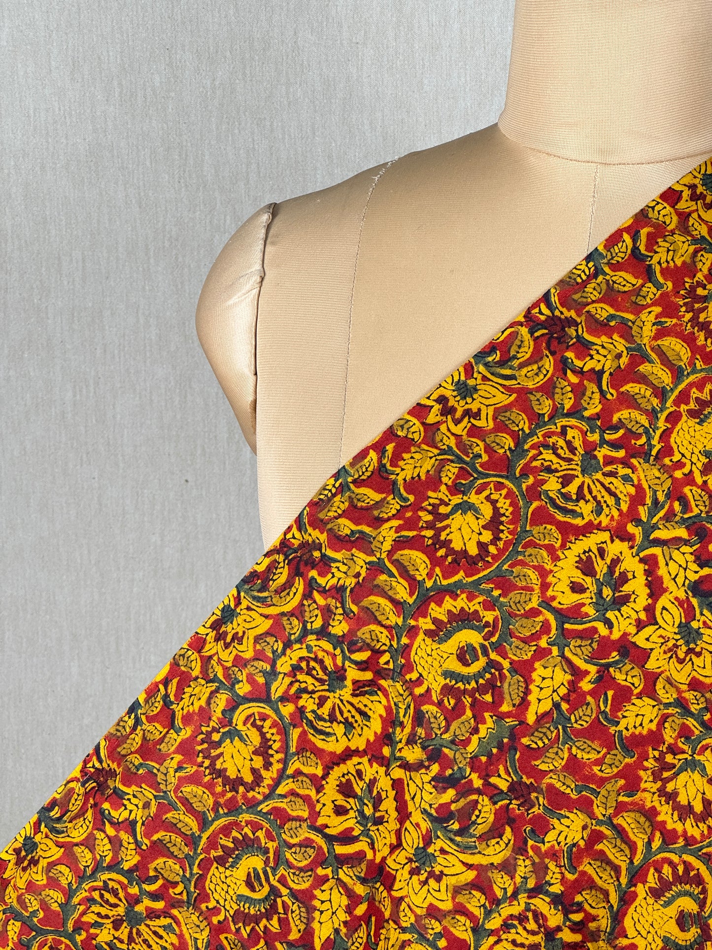 Block Printed Kalamkari Cotton Fabrics