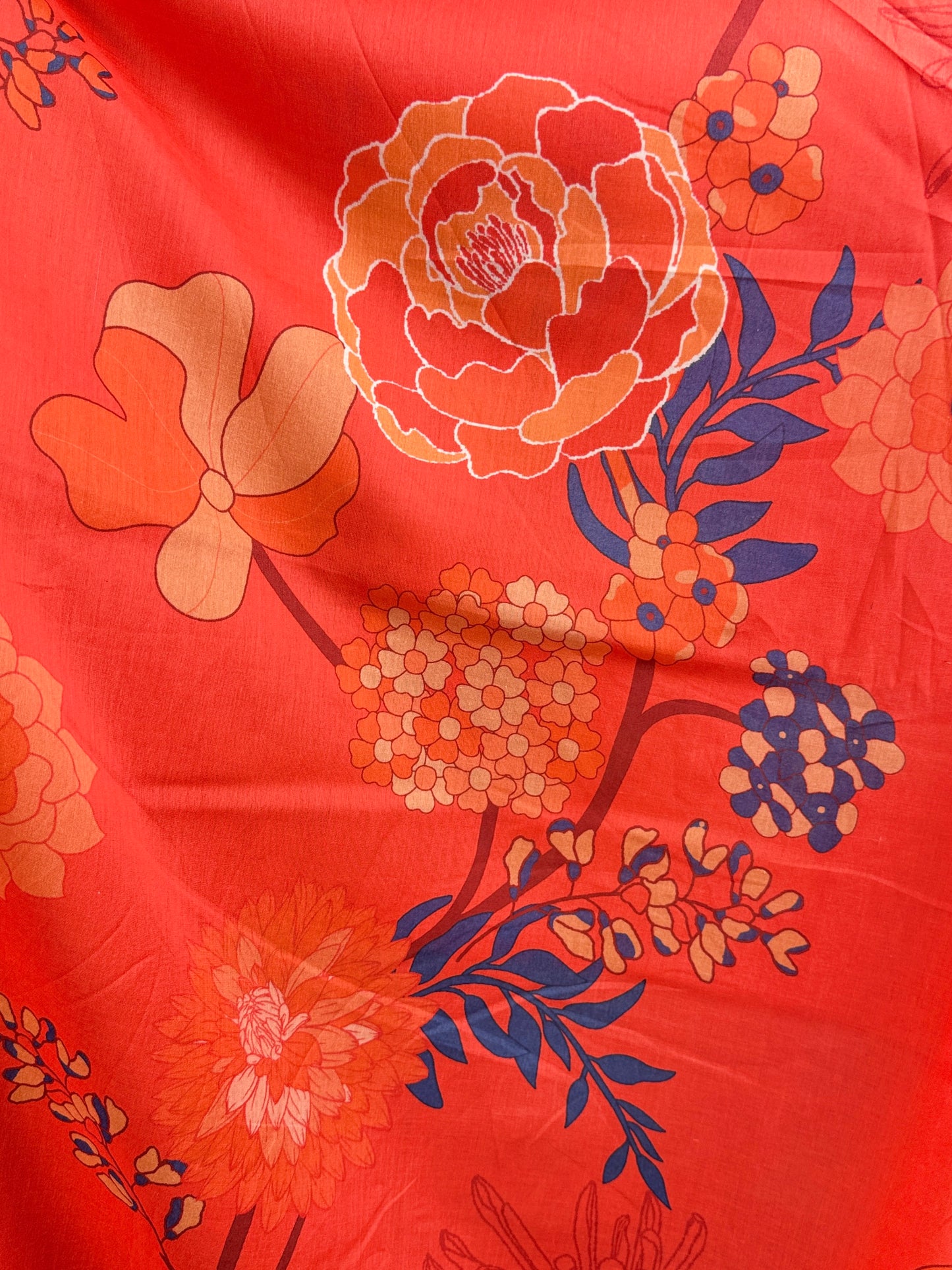 Digital Printed Mulmul Cotton Fabric