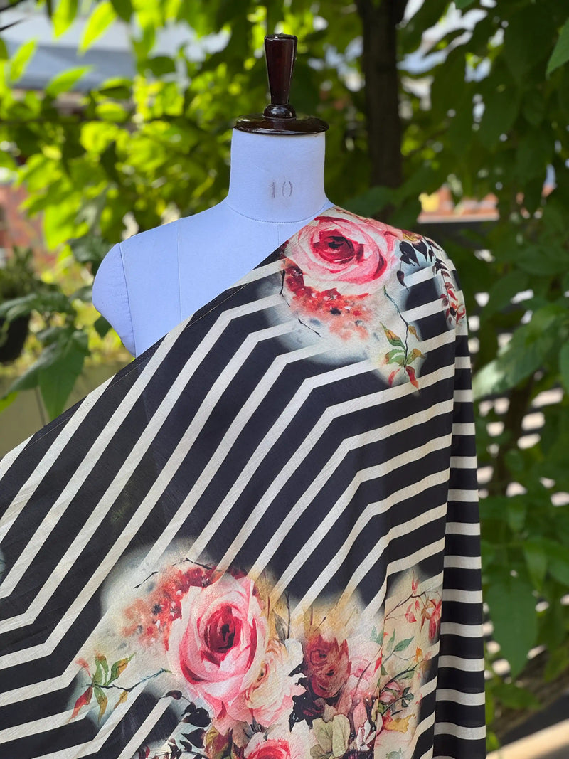 Digital Printed Muslin Fabric
