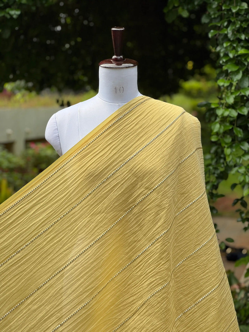 Gota Zari Banarasi Chanderi Fabrics