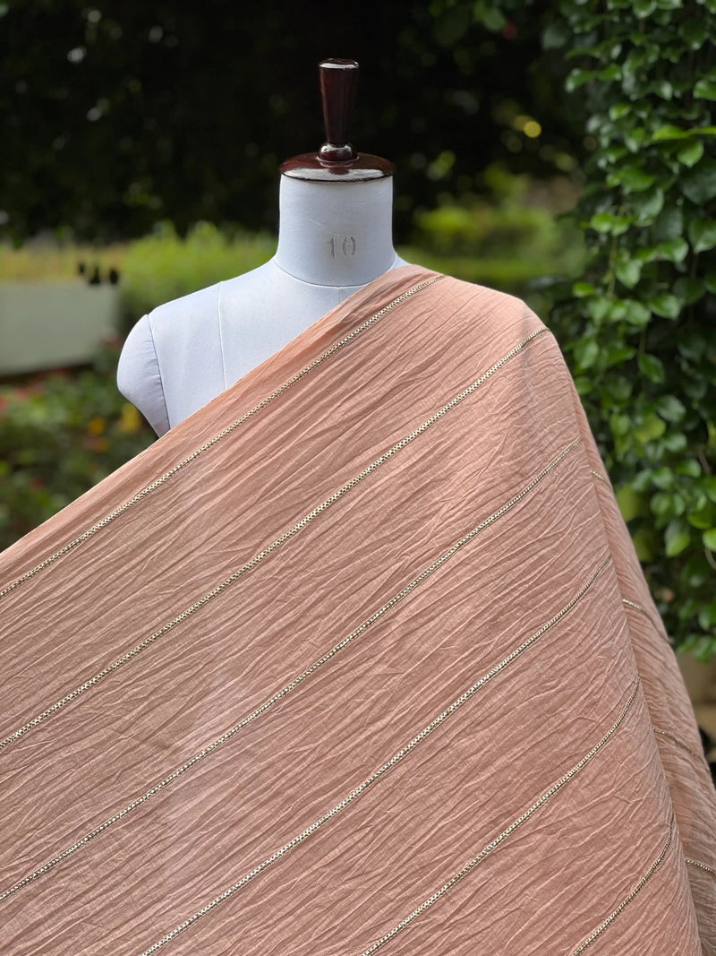 Gota Zari Banarasi Chanderi Fabrics