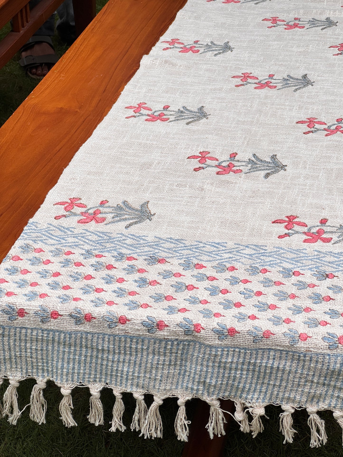 Block Printed Jute Table Runners