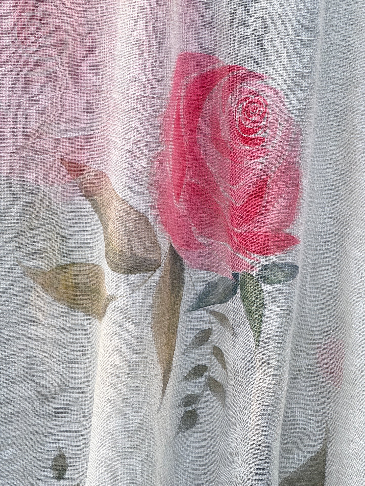 Hand Painted Kota Doria Dupatta