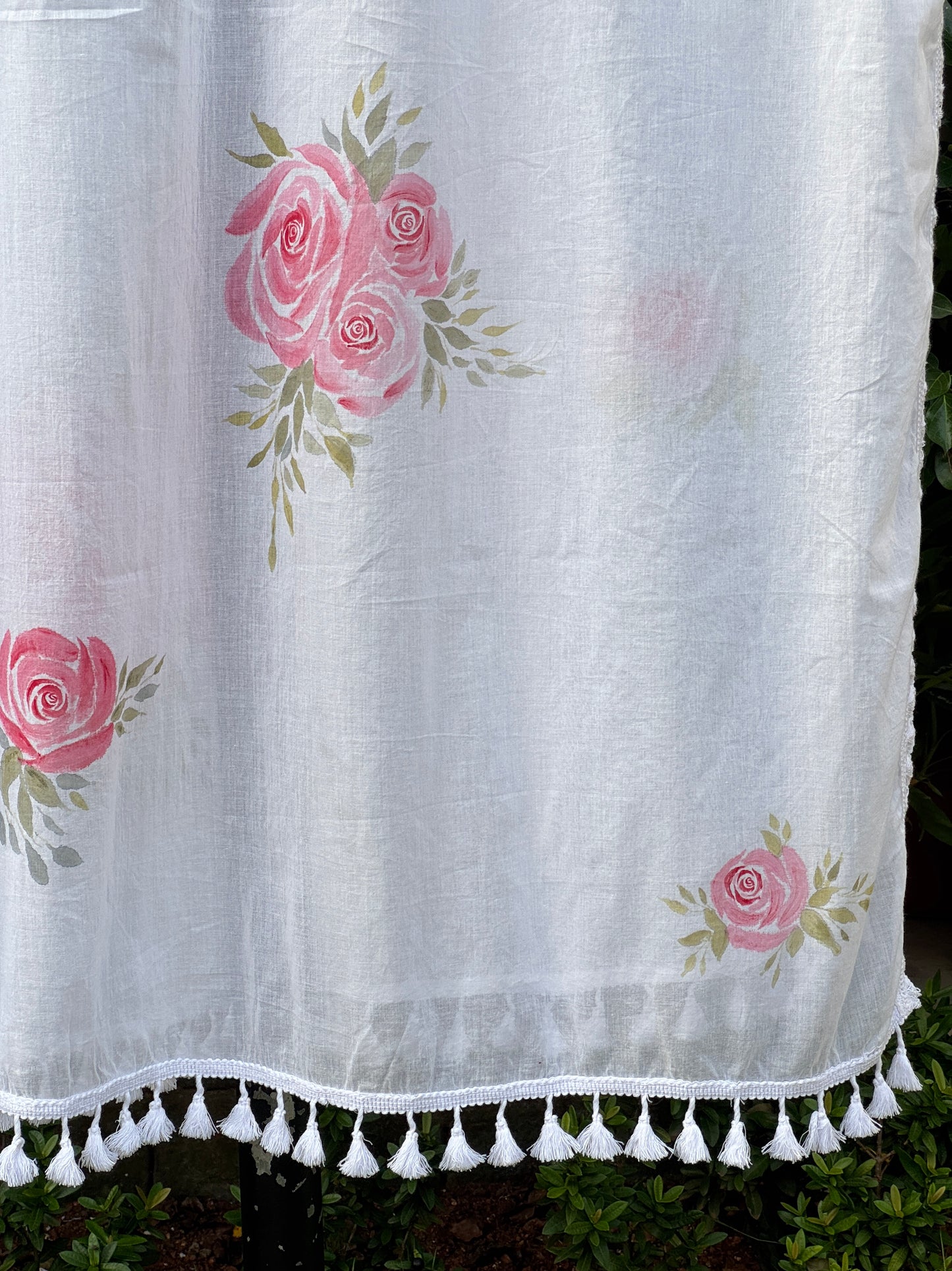 Hand Painted Mul cotton Dupatta