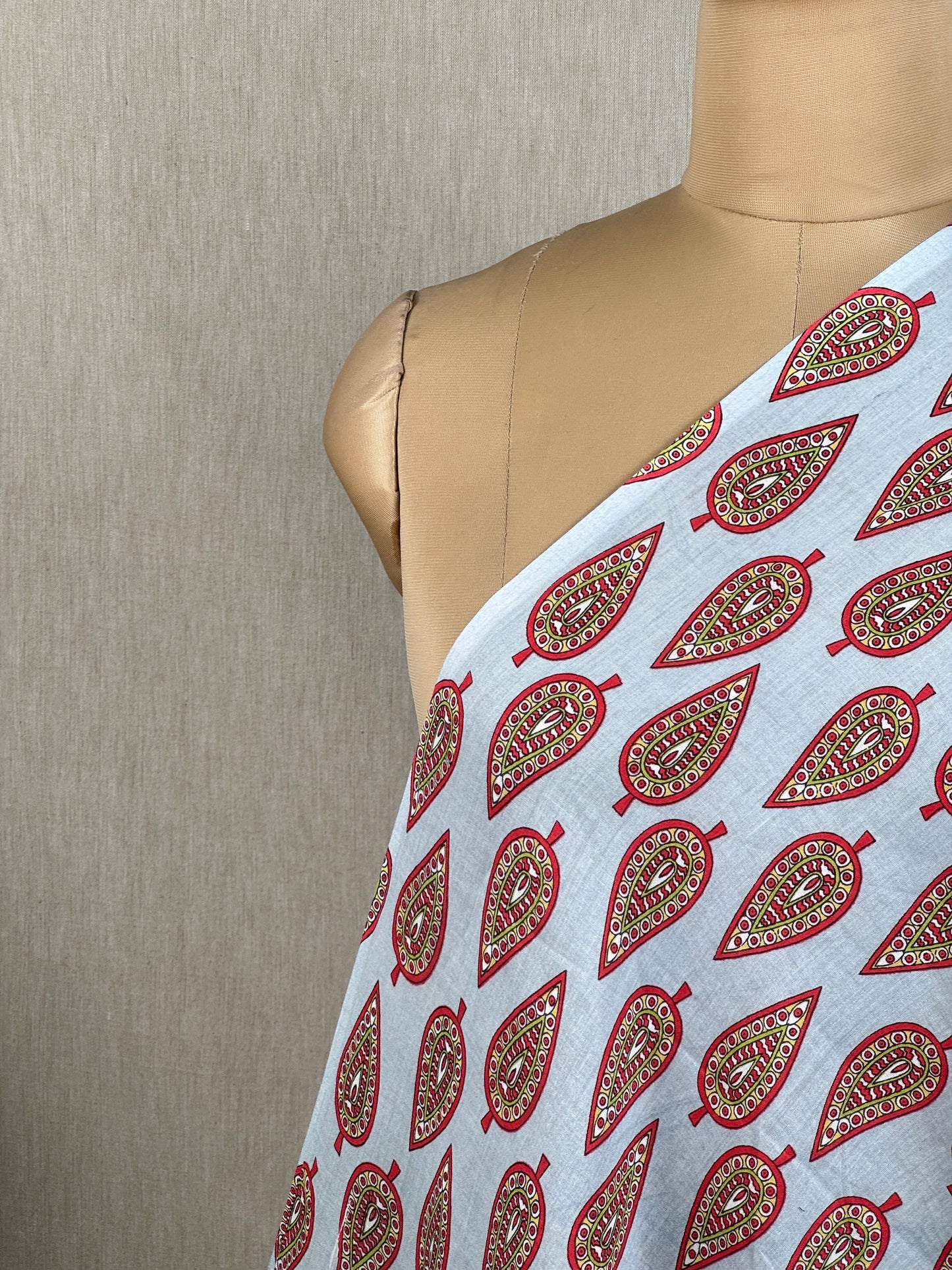 Printed Mulmul Cotton Fabric