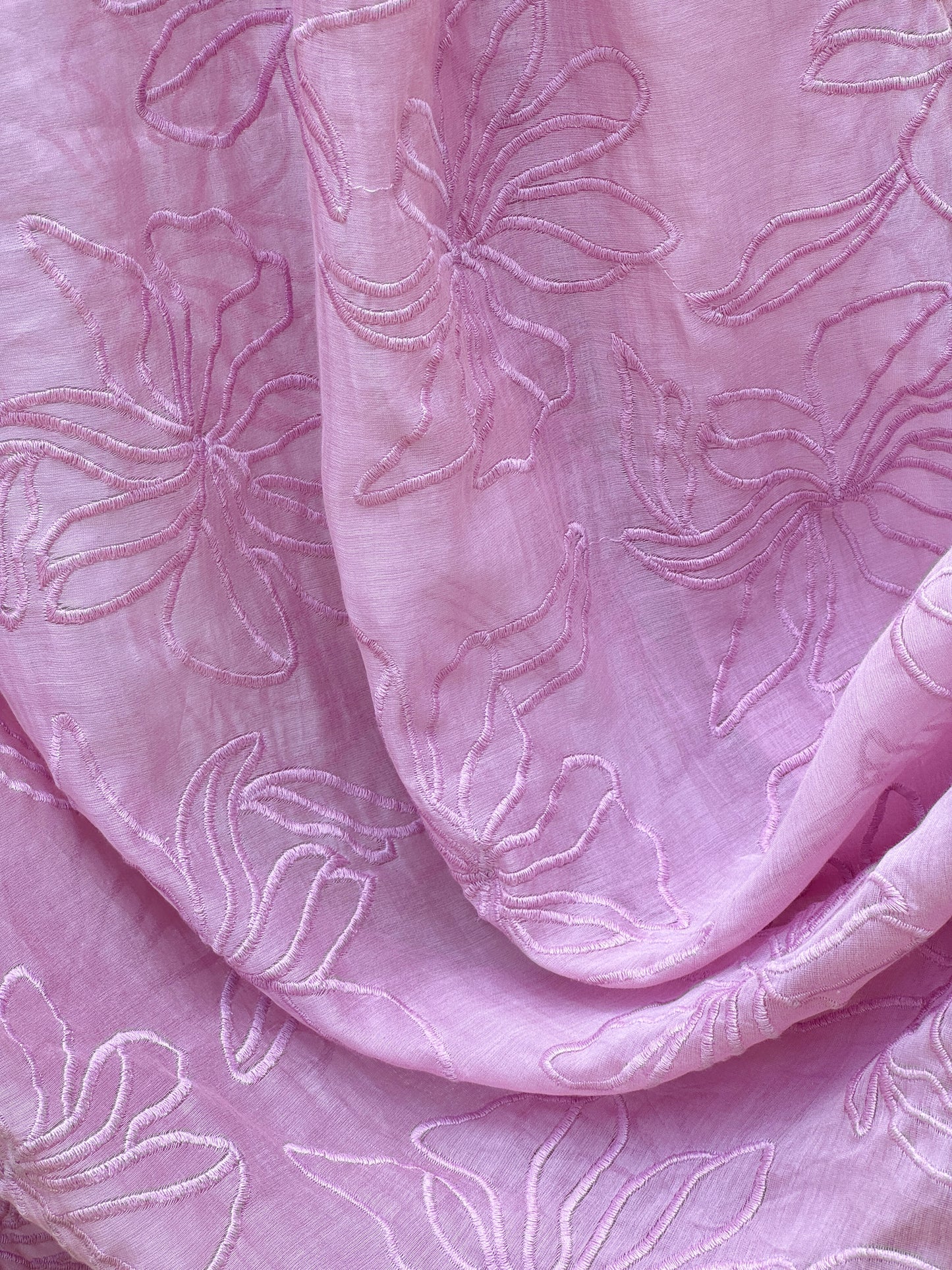 Embroidered 40 gm Banarasi Chanderi Fabric