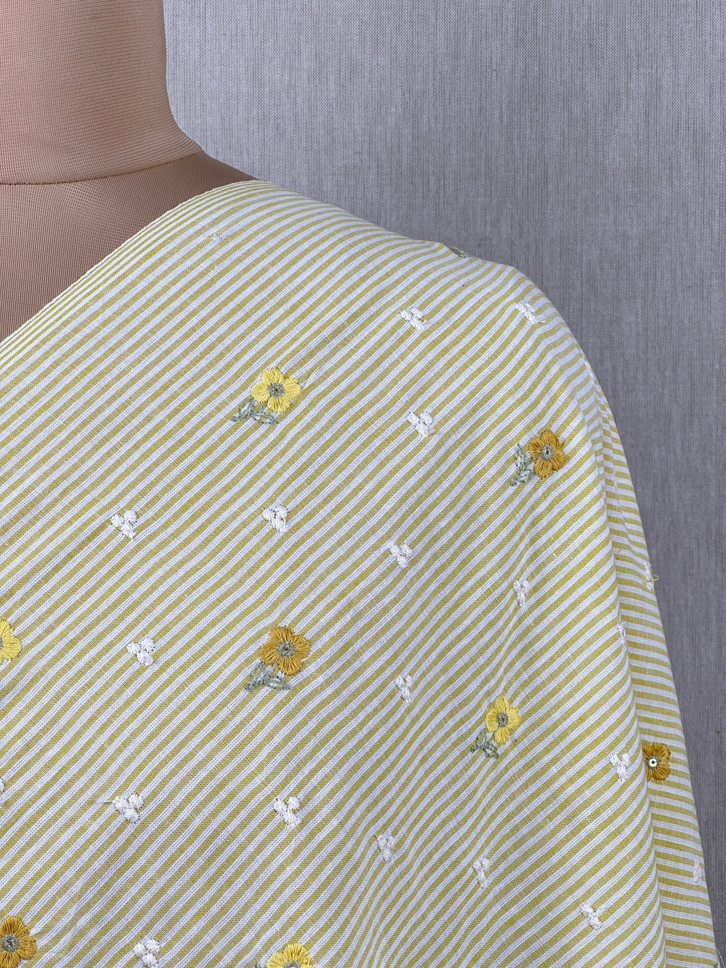 Embroidered Cotton Fabric