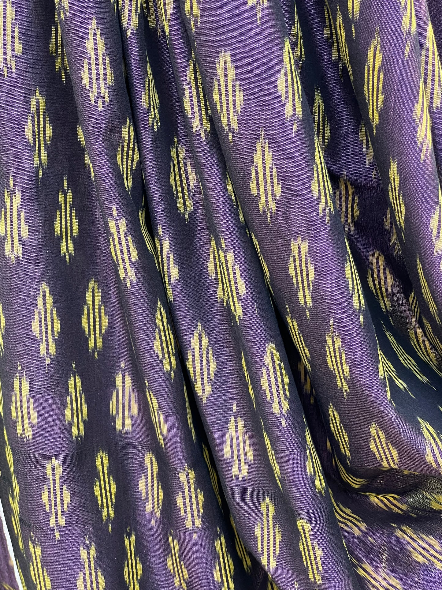 Silk by Cotton Ikat Fabrics