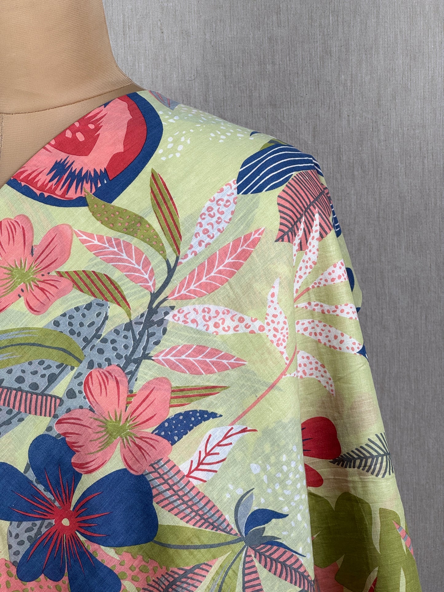 Printed Mulmul Fabric