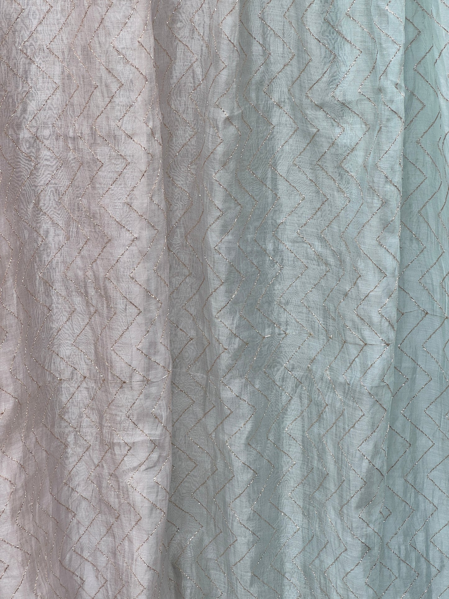 4D Banarasi Silk Chanderi With Zari Gota Work
