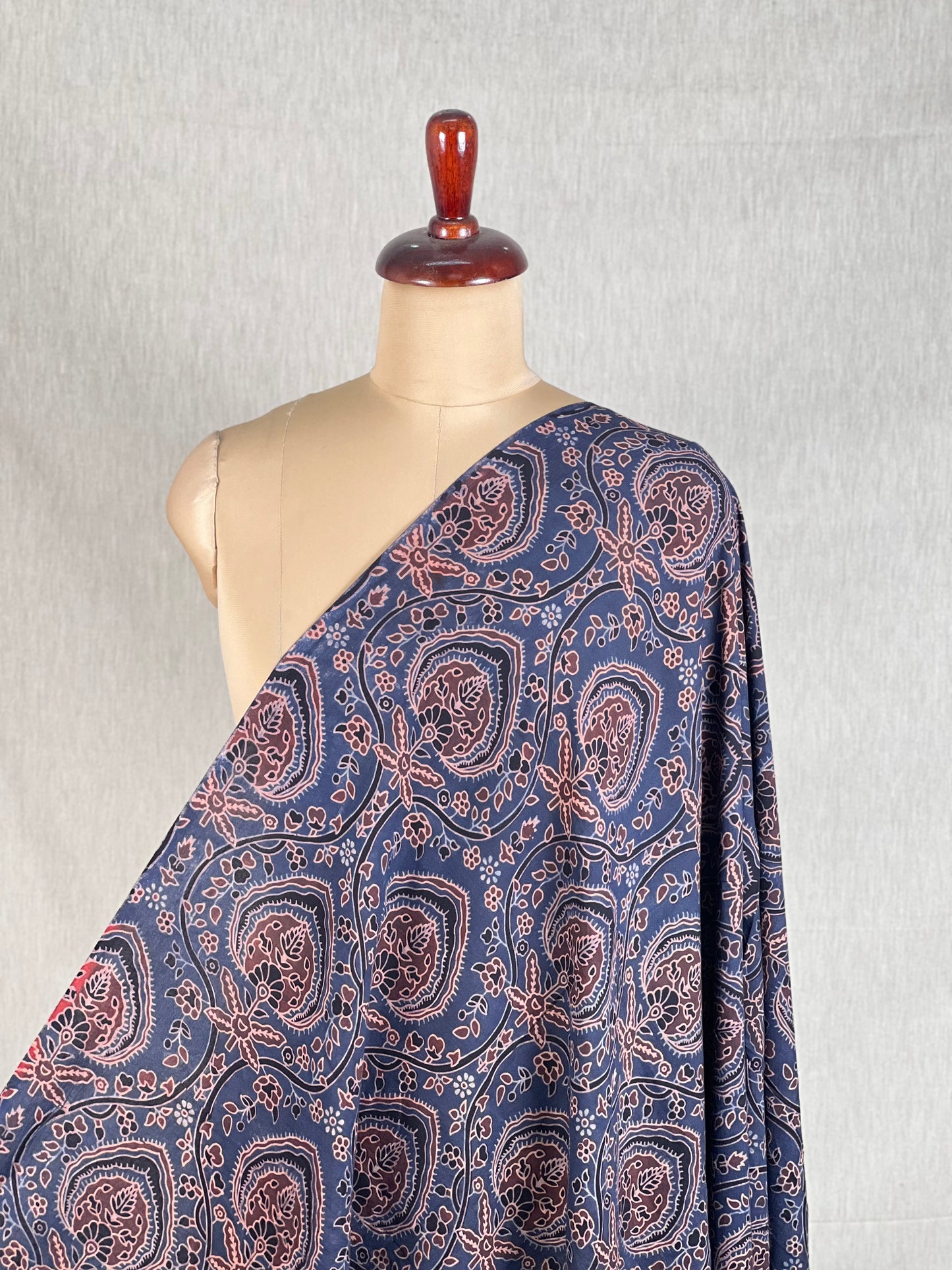 Ajrak Printed Modal  Fabric