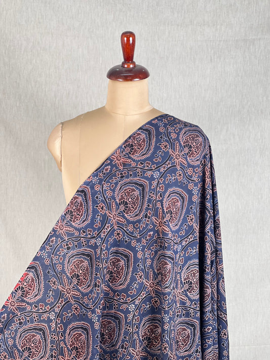 Ajrak Printed Modal  Fabric