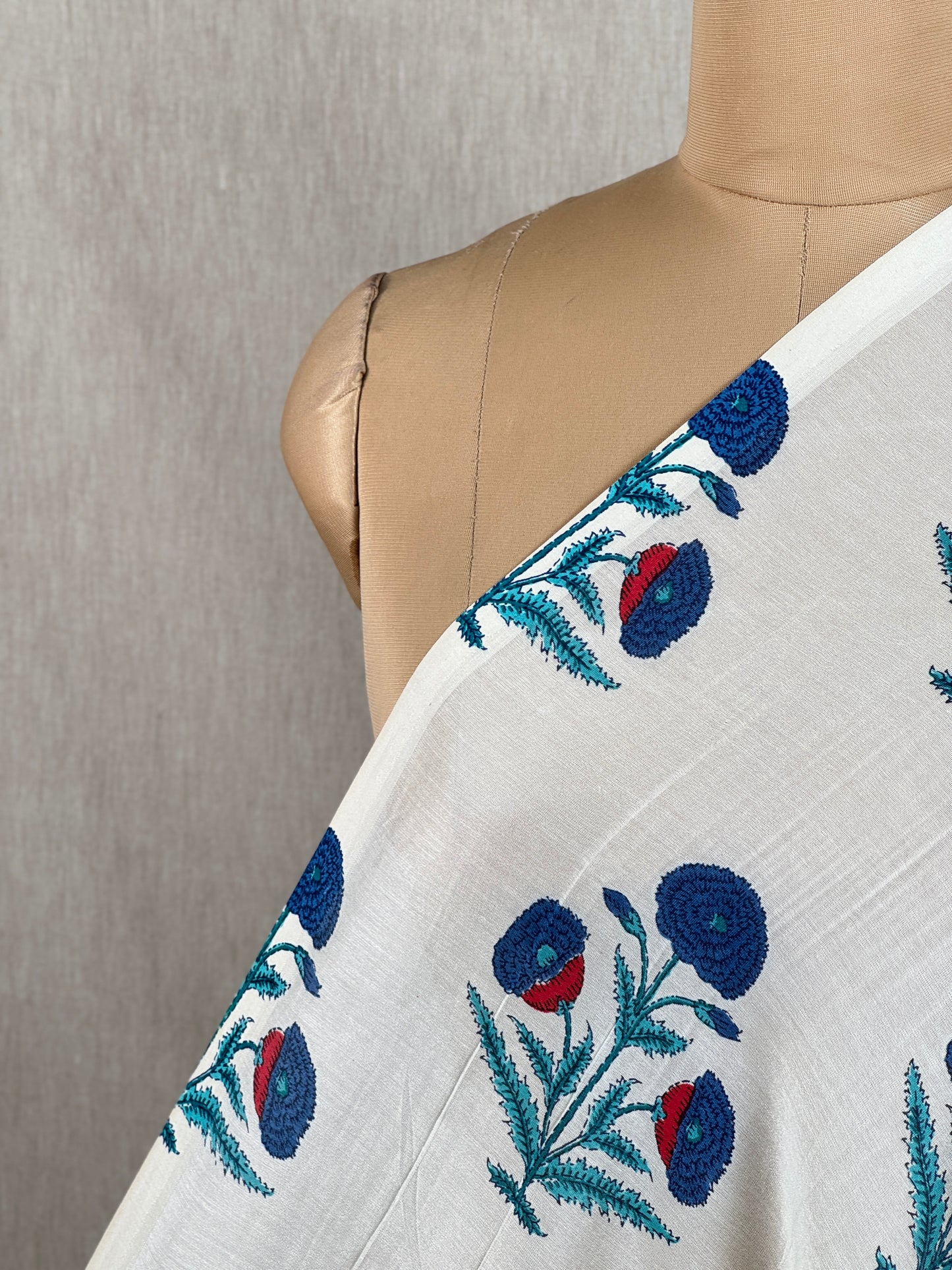 Printed Chanderi Fabric