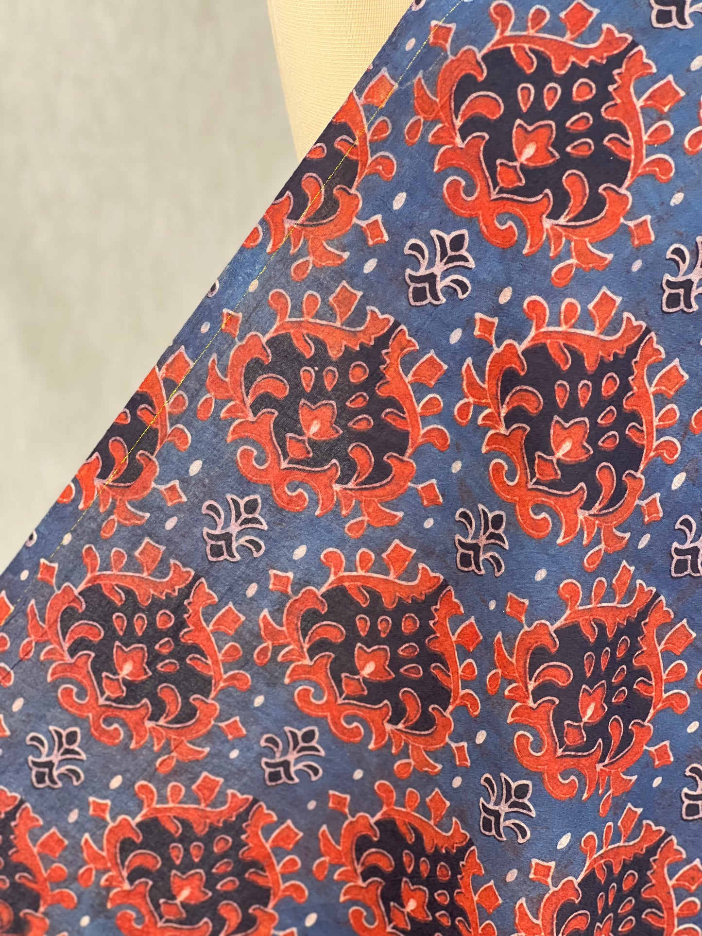 Ajrak Printed Modal  Fabric