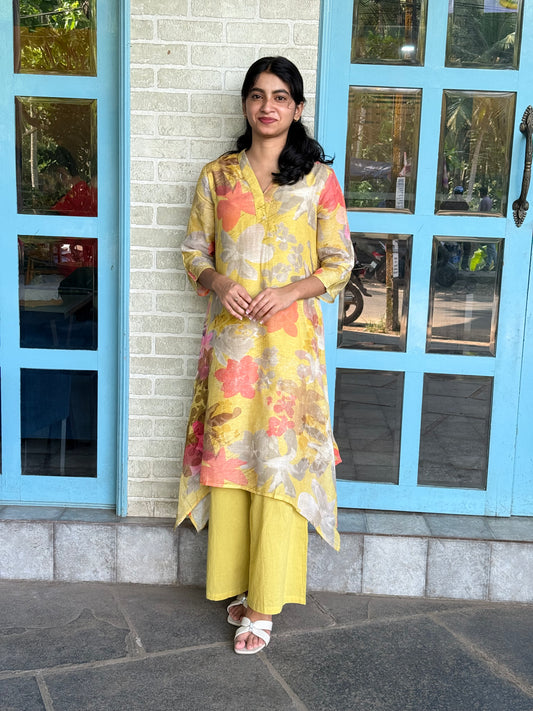 Cotton Linen Salwar Suits