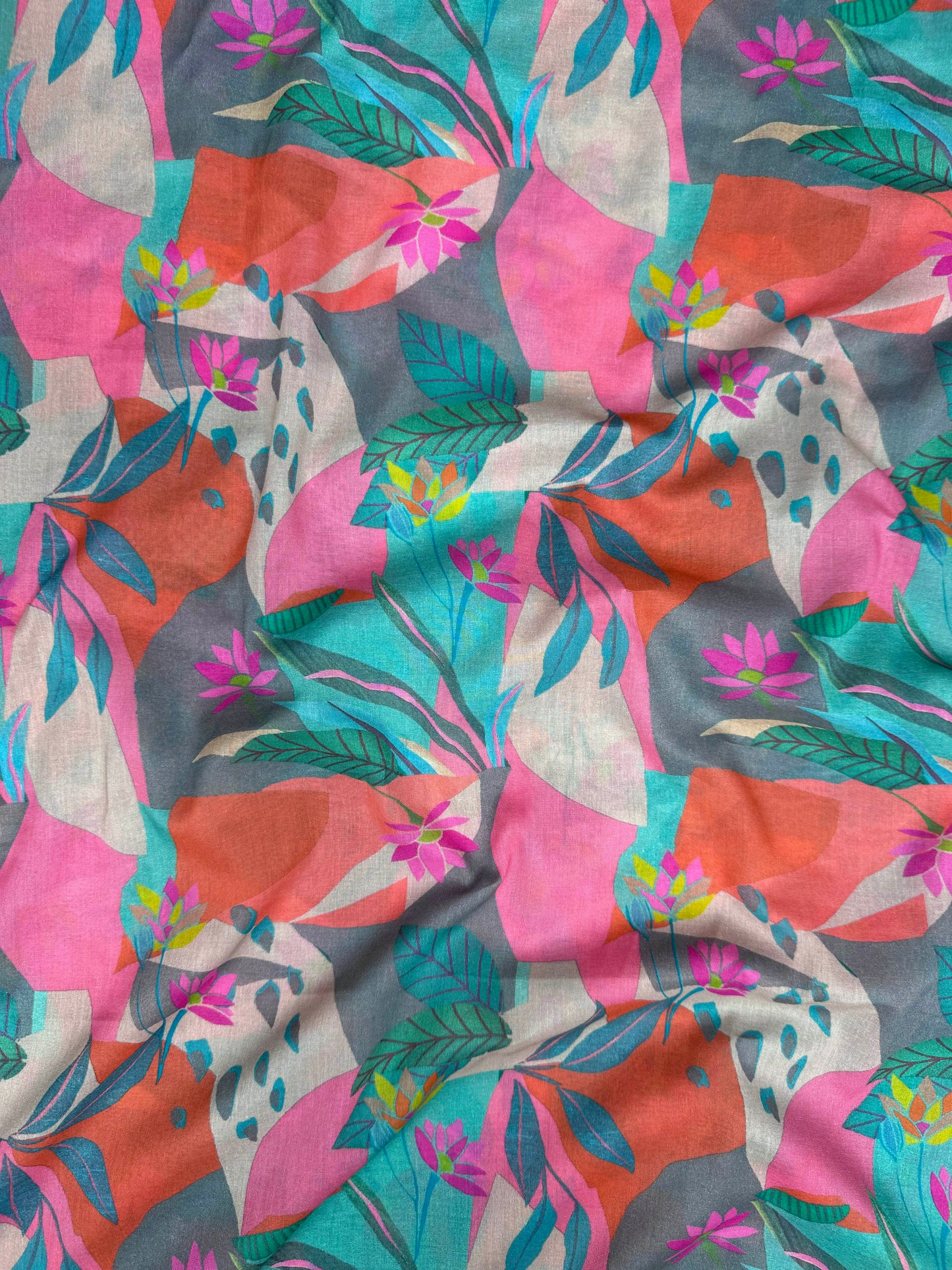 Digital Printed Mulmul Fabrics