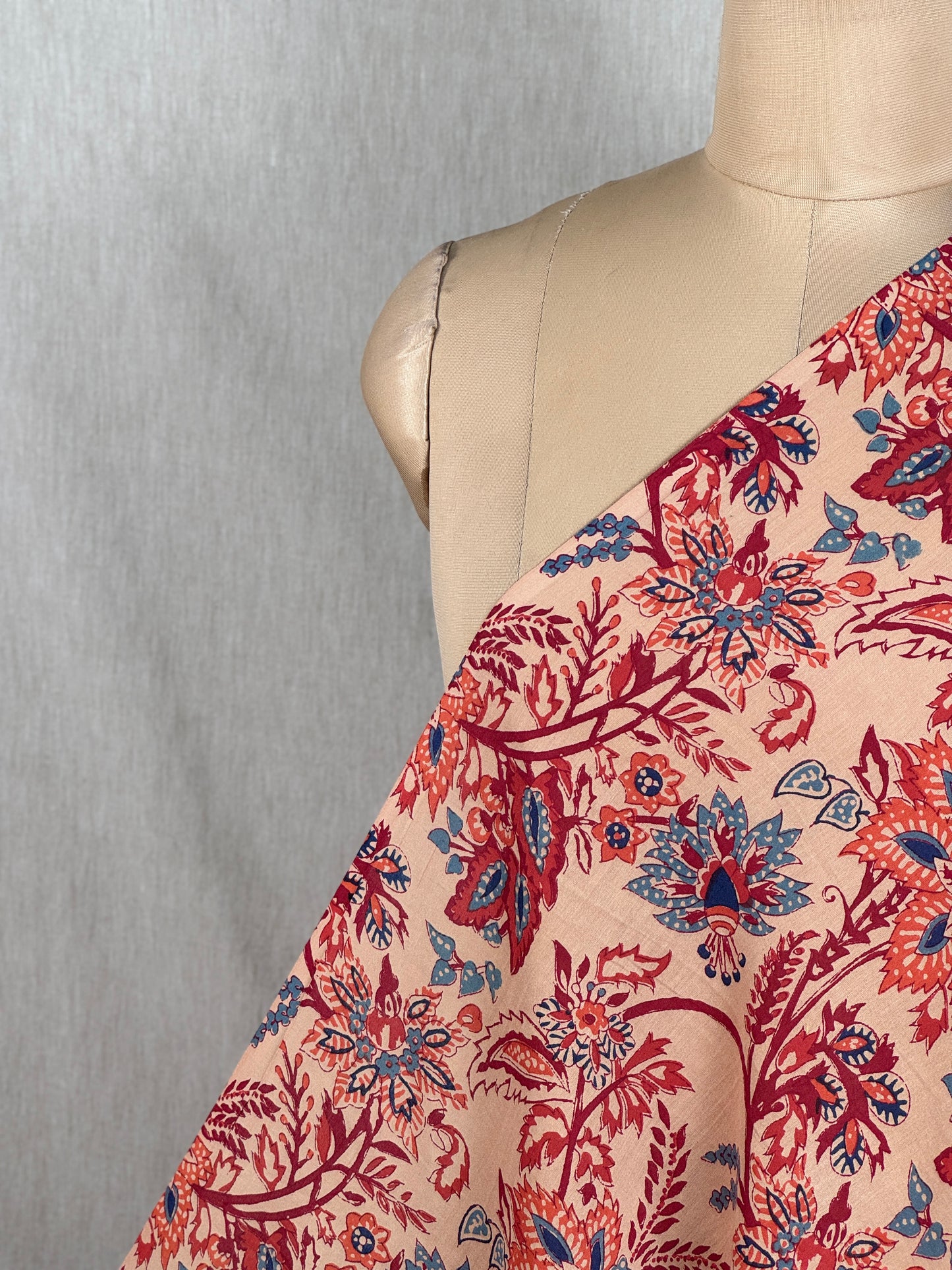 Printed Mulmul Cotton  Fabric