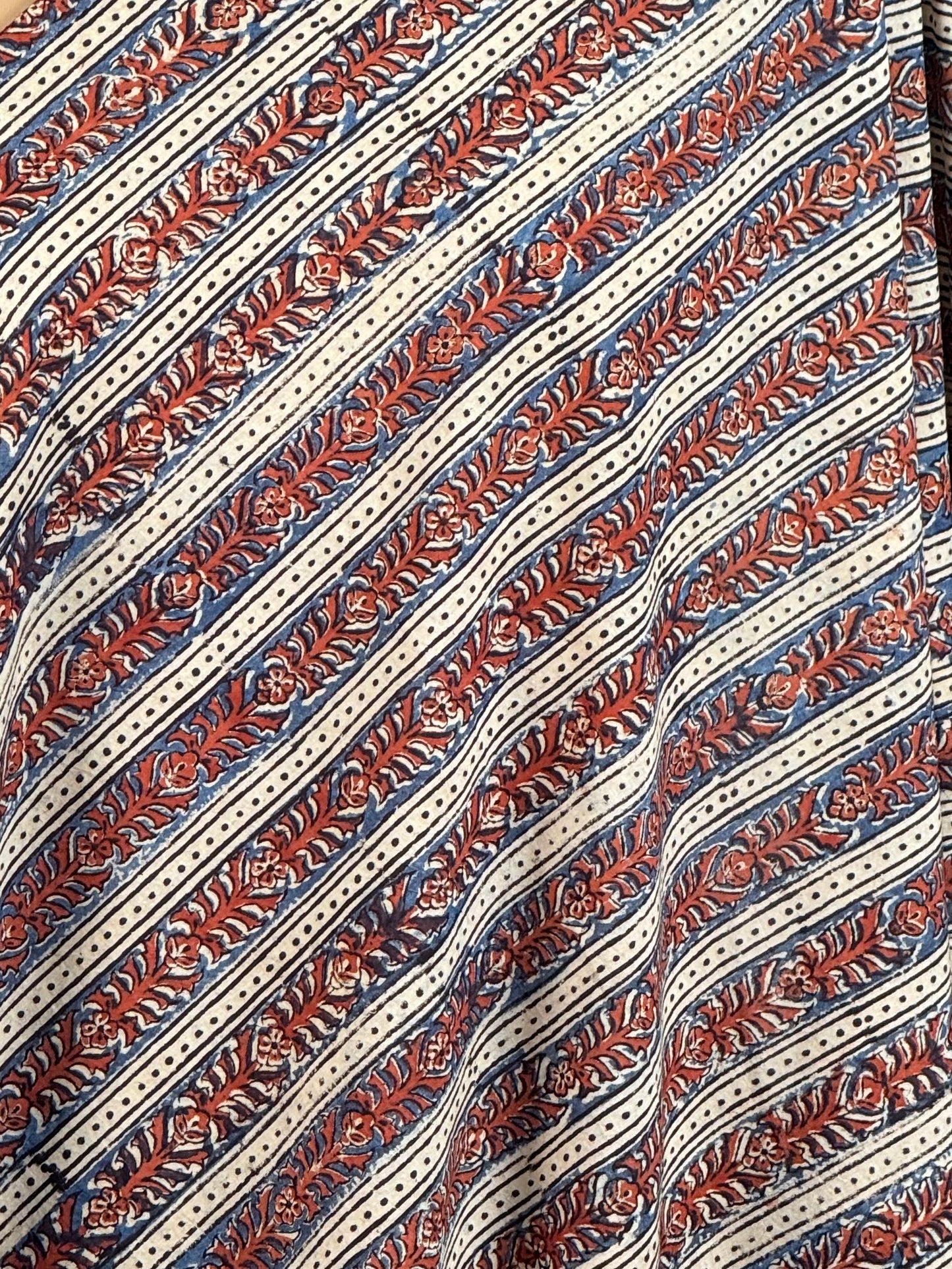 Kalamkari printed modal fabric