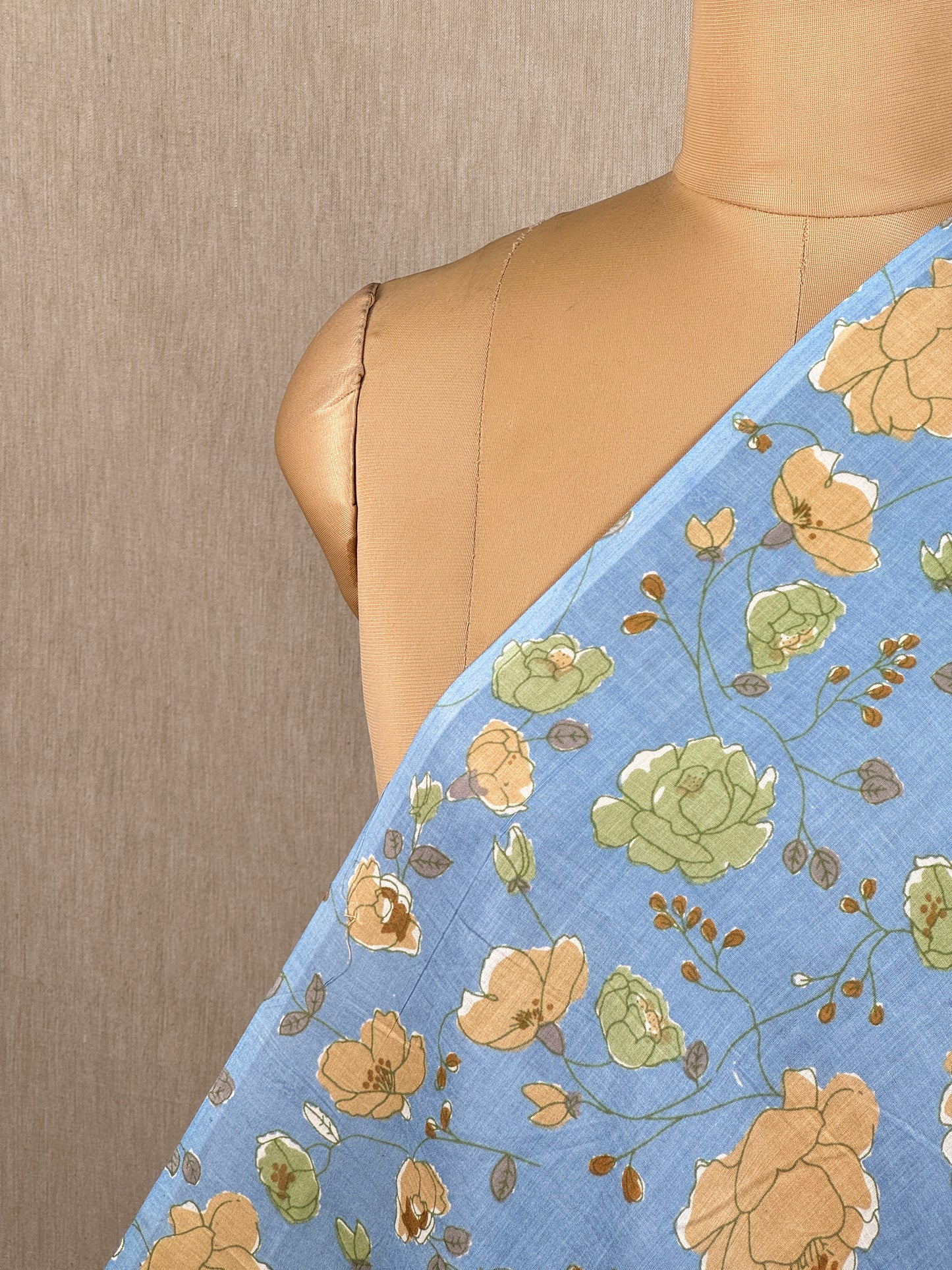 Printed Mulmul Cotton  Fabric