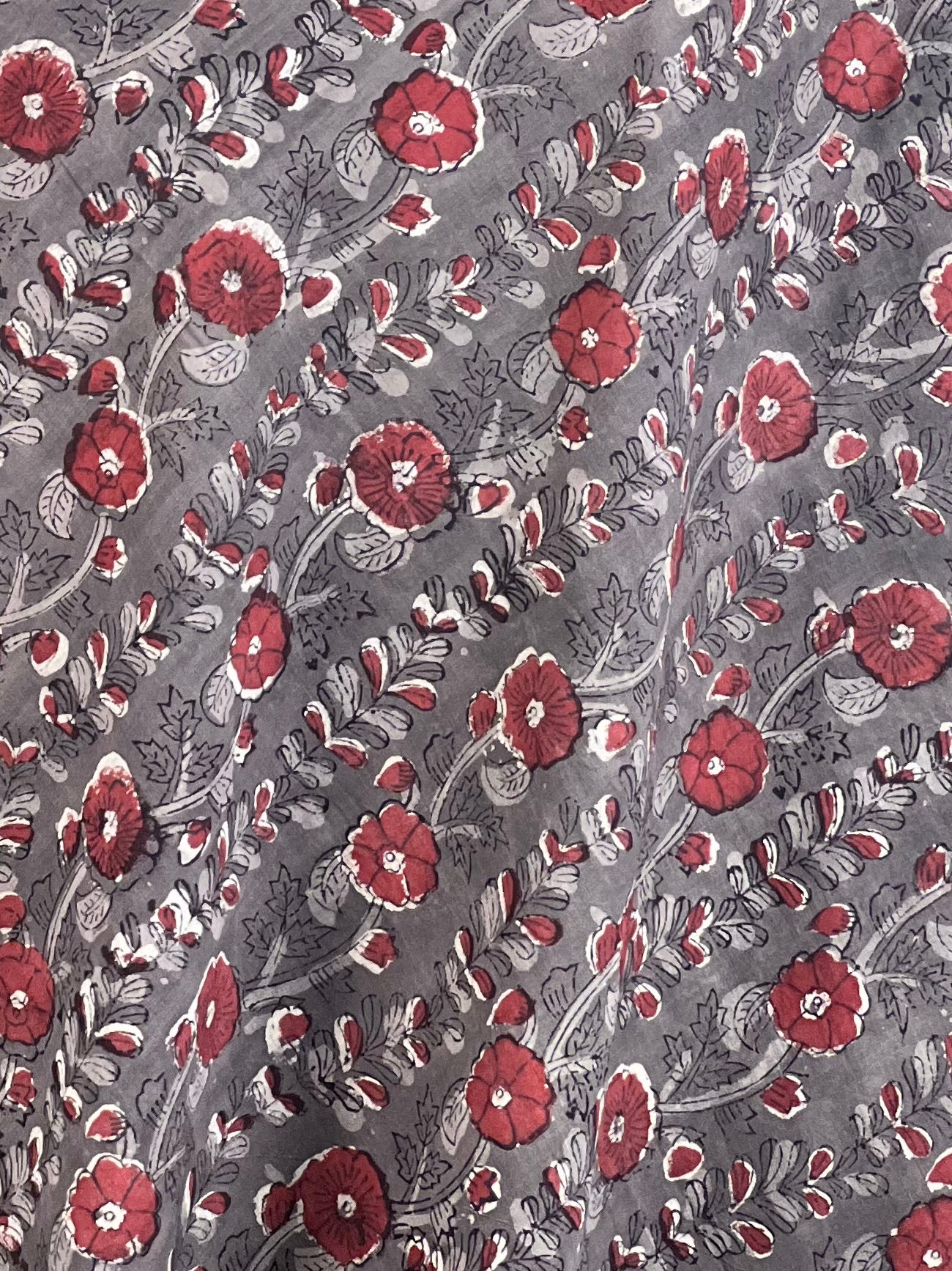 Bagru Hand-Printed Cambric Cotton Fabrics