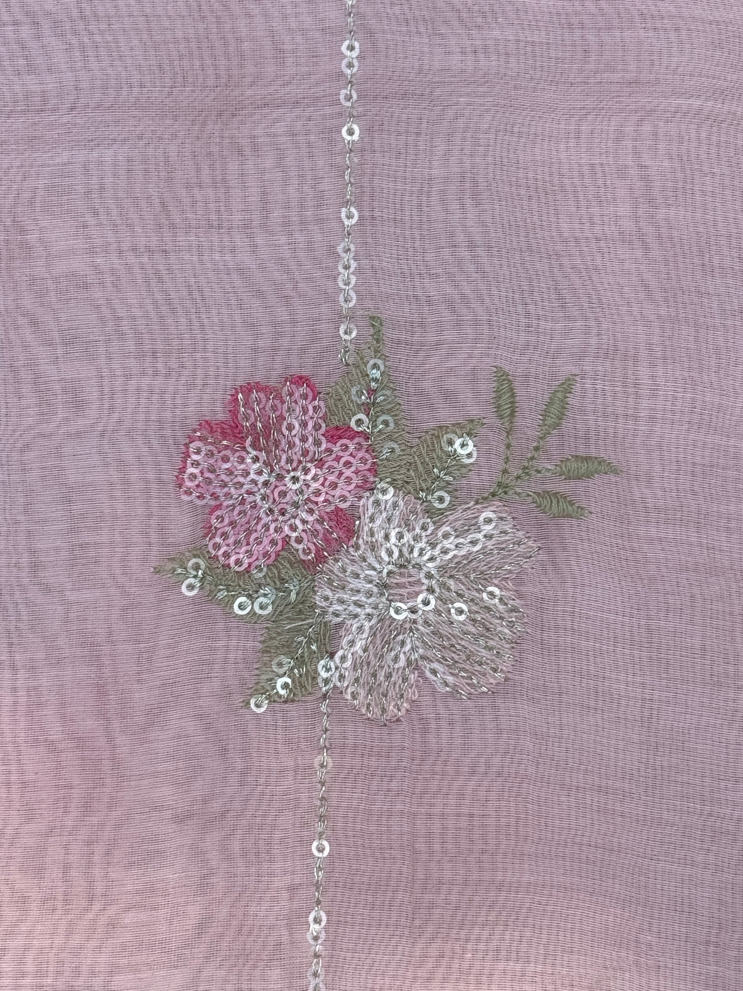 Embroidered 40gm Banarasi Chanderi Fabrics