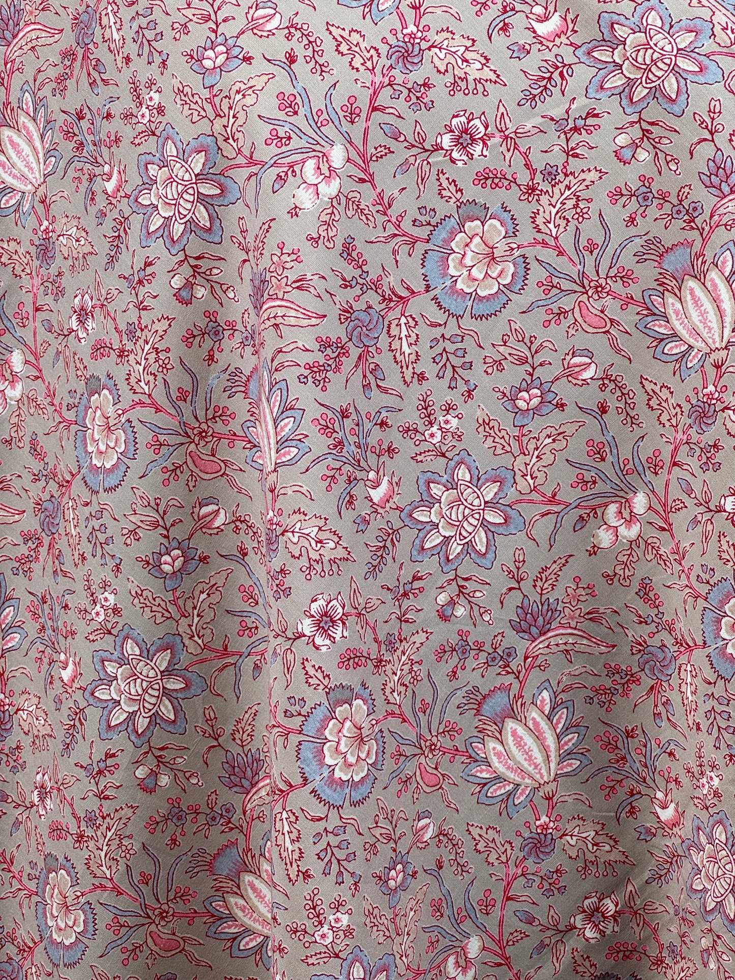 Discharge Printed Cotton Fabric