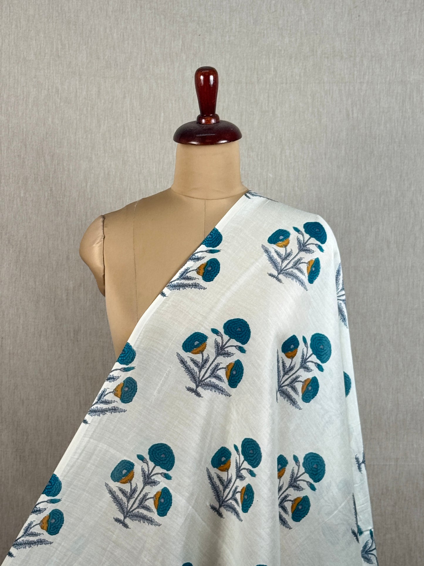 Printed Chanderi Fabric
