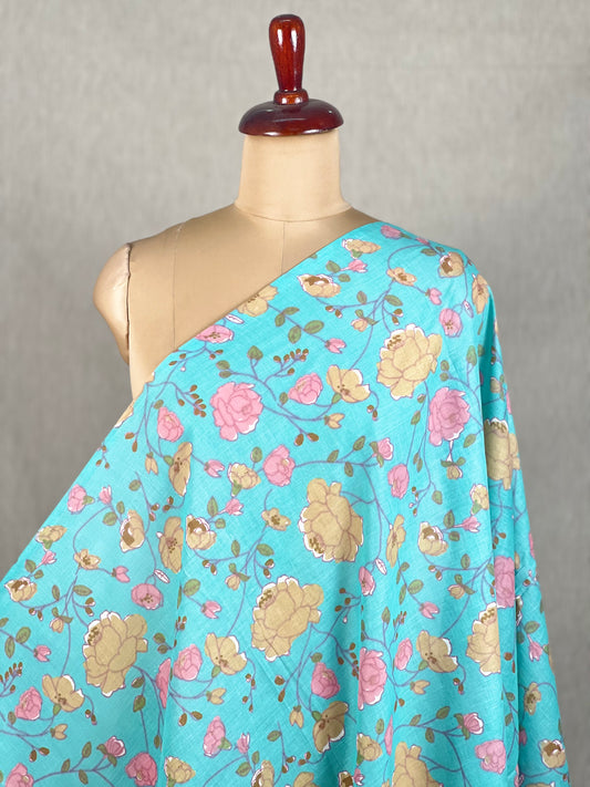 Printed Mulmul Cotton  Fabric