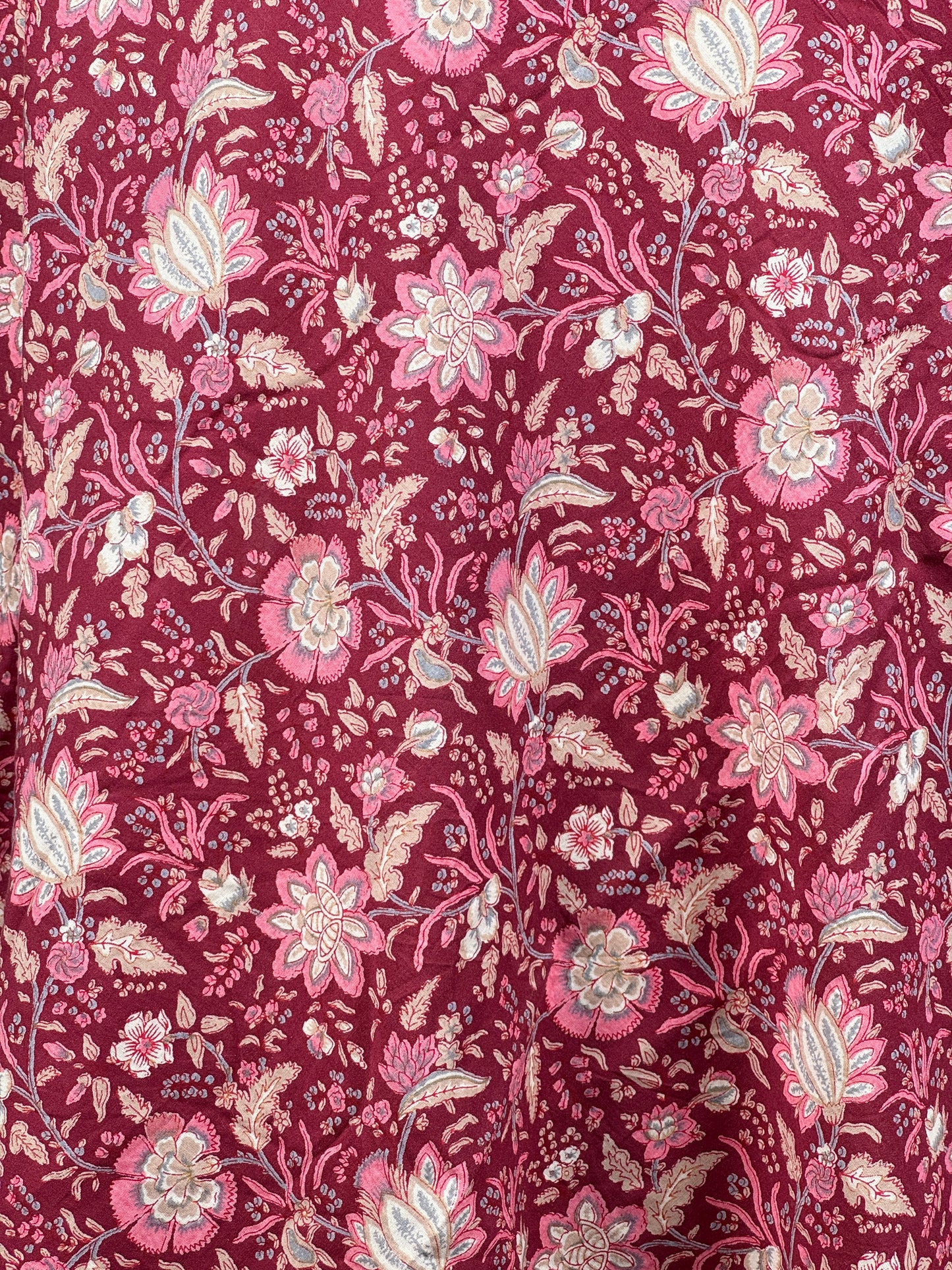 Discharge Printed Cotton Fabric