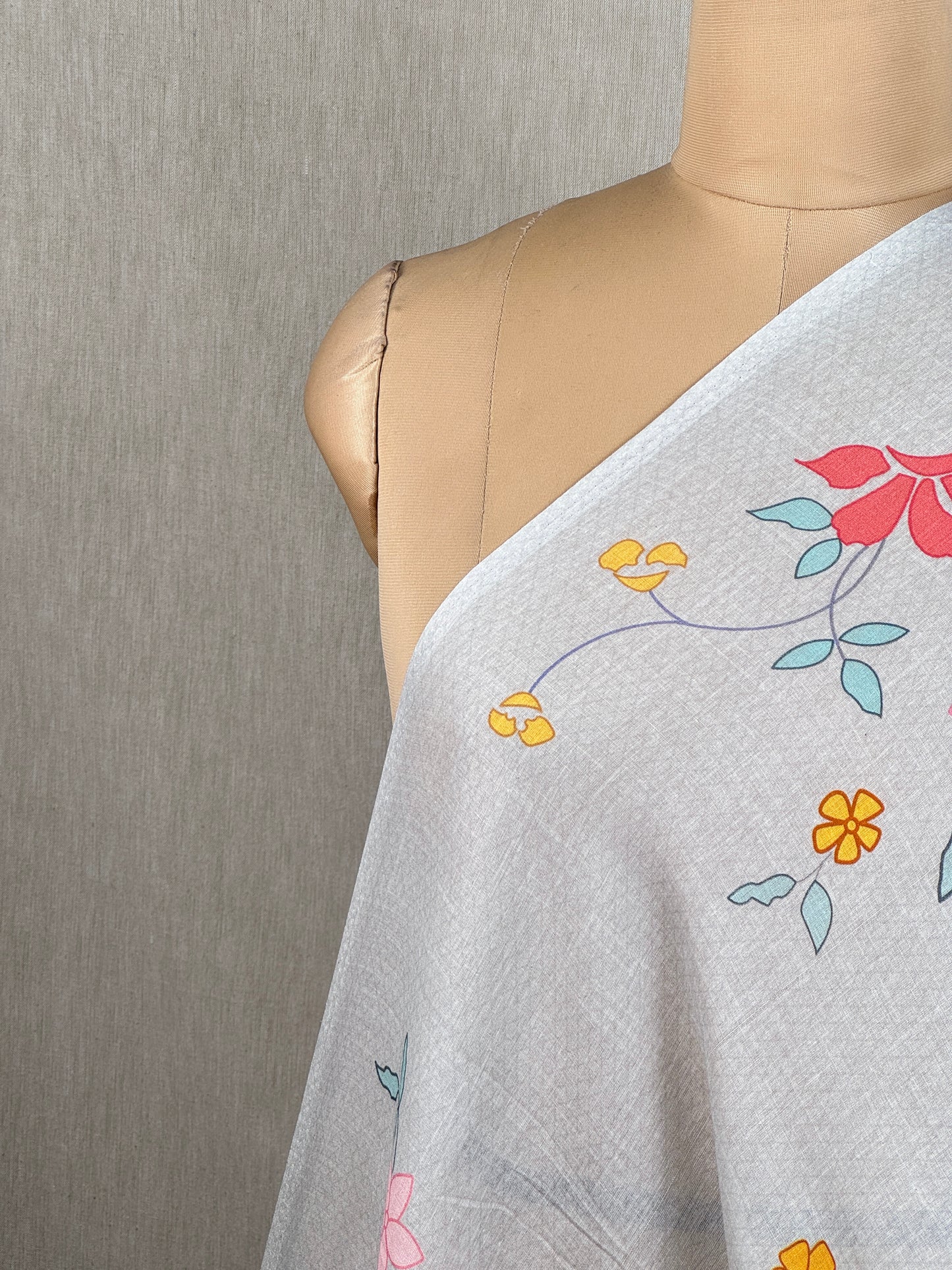 Digital Printed Mulmul Cotton  Fabric