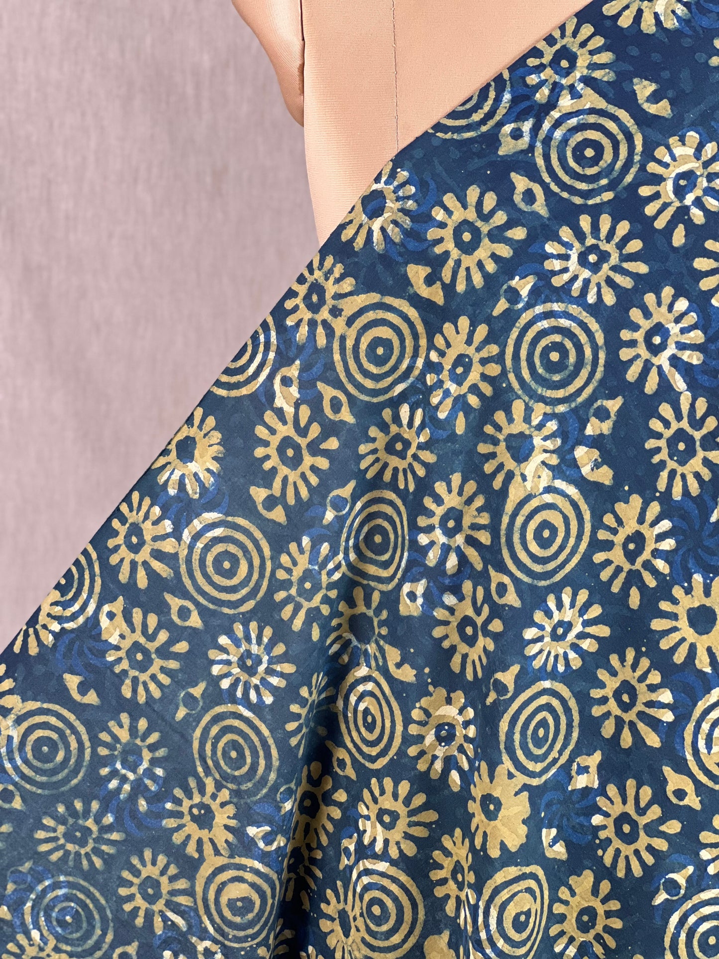 Bagru Hand-Printed Cambric Cotton Fabrics