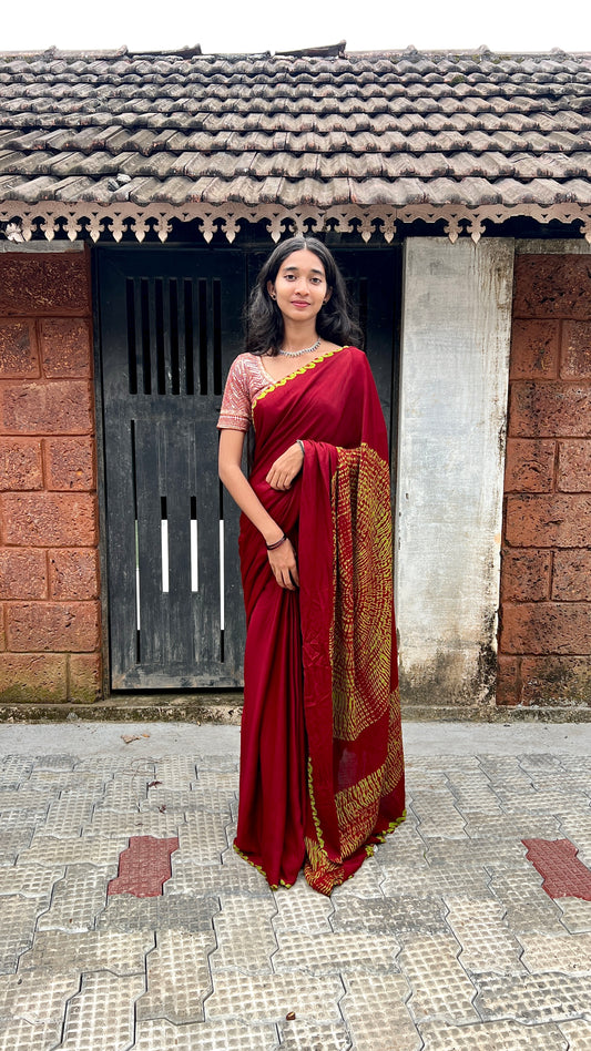 Bhandani Modal Satin Saree