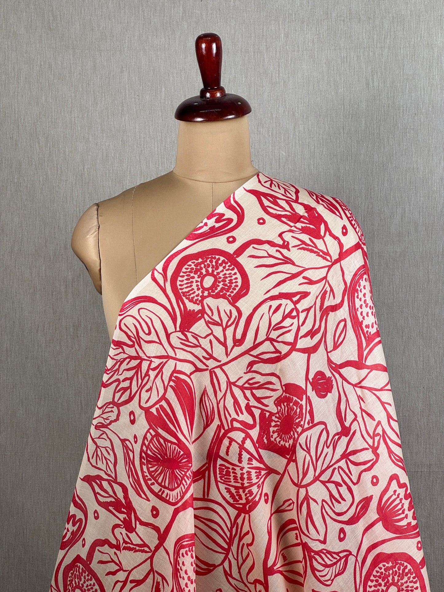 Digital Printed Mulmul Cotton  Fabric