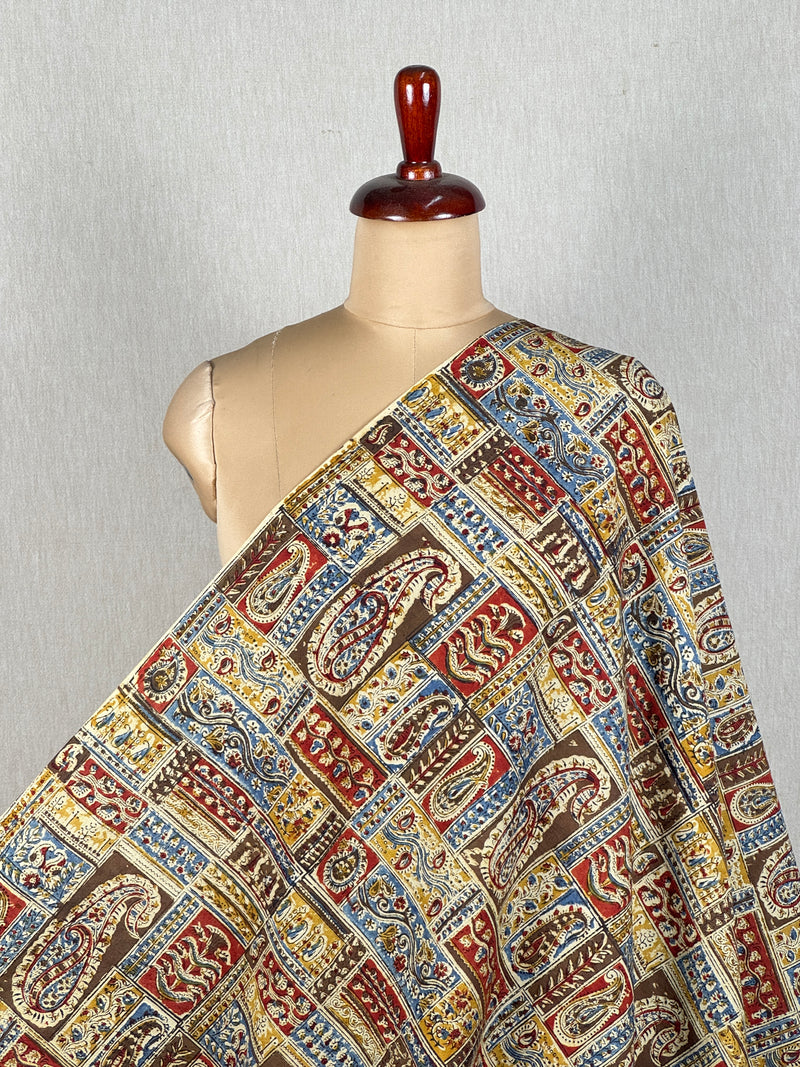 Block Printed Kalamkari Cotton Fabrics