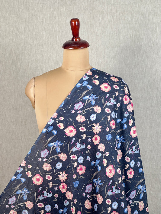 Printed Mulmul Cotton  Fabric