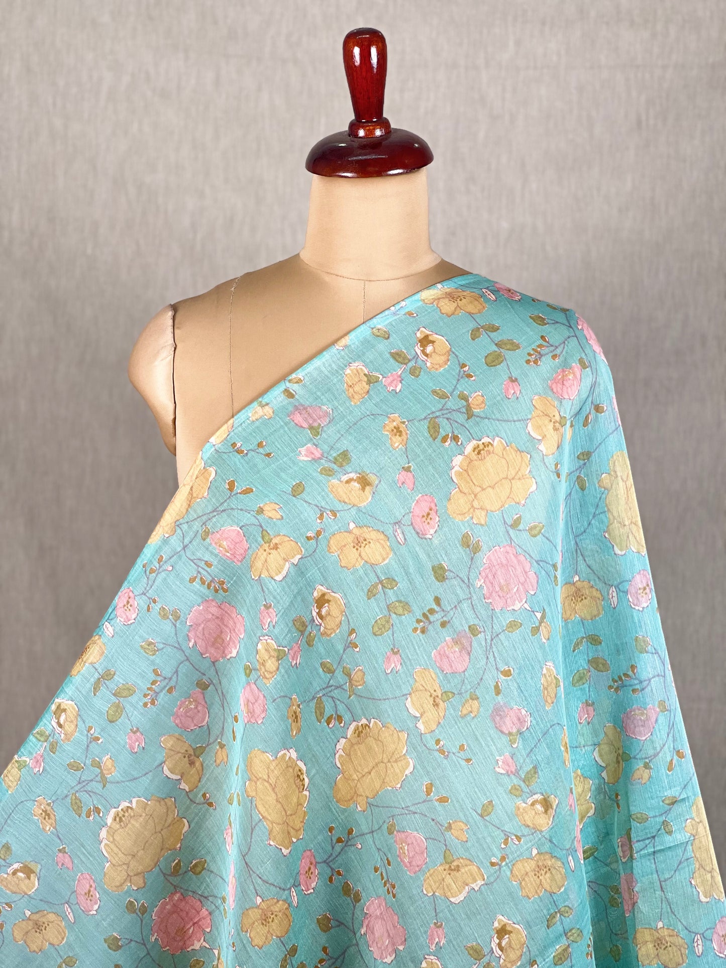 Printed Chanderi Fabric