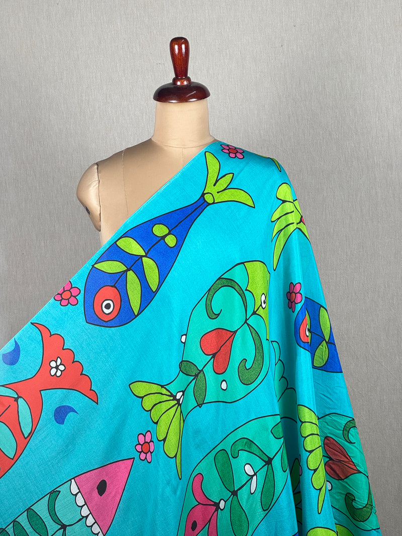 Digital Printed Muslin Fabric