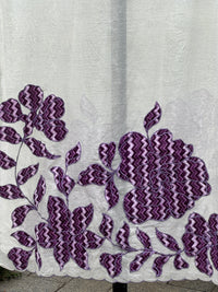 Applique Embroidered Chanderi Dupatta