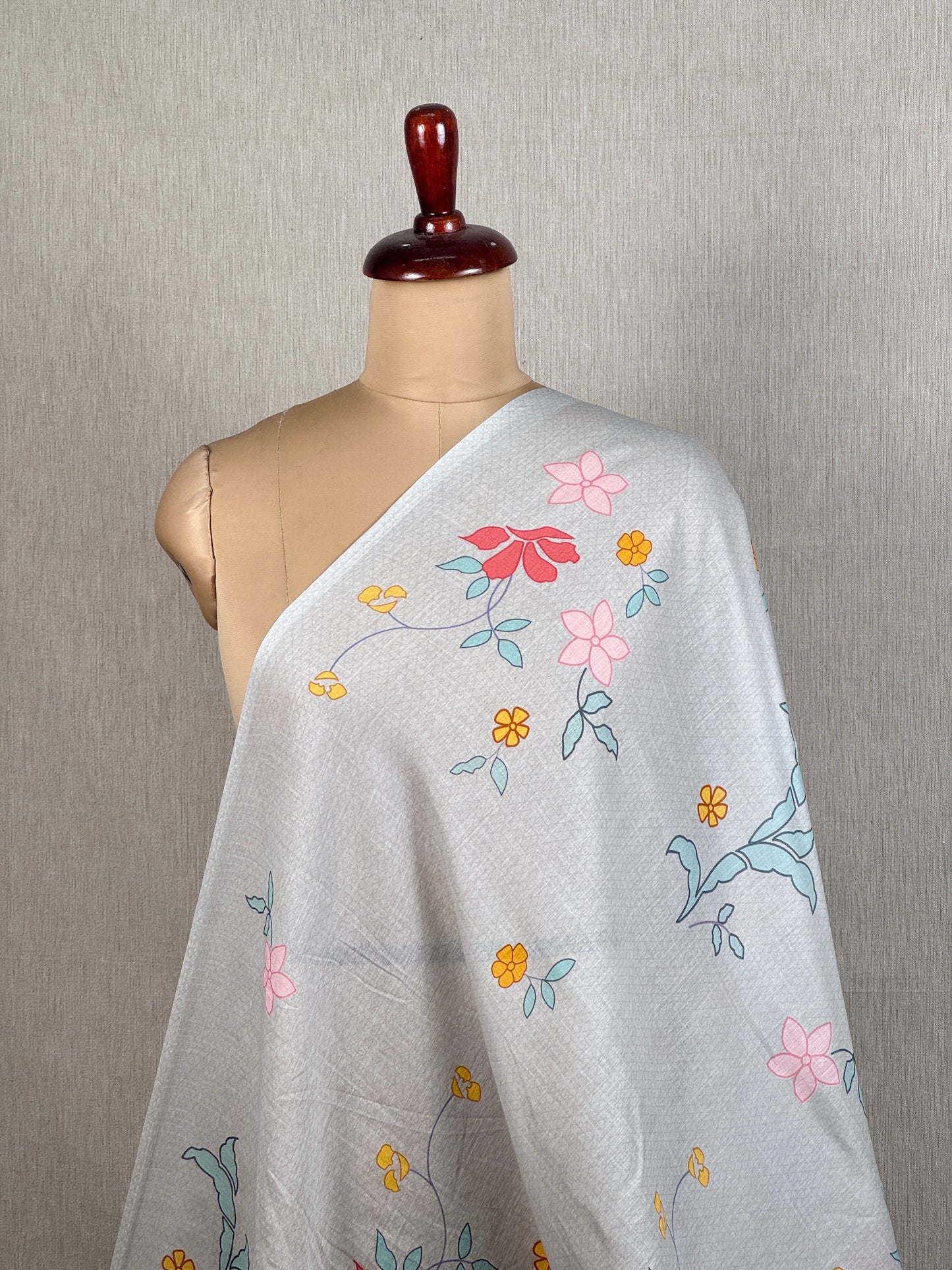 Digital Printed Mulmul Cotton  Fabric