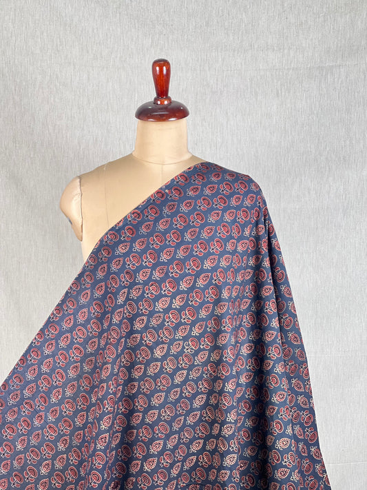 Ajrak Printed Modal  Fabric