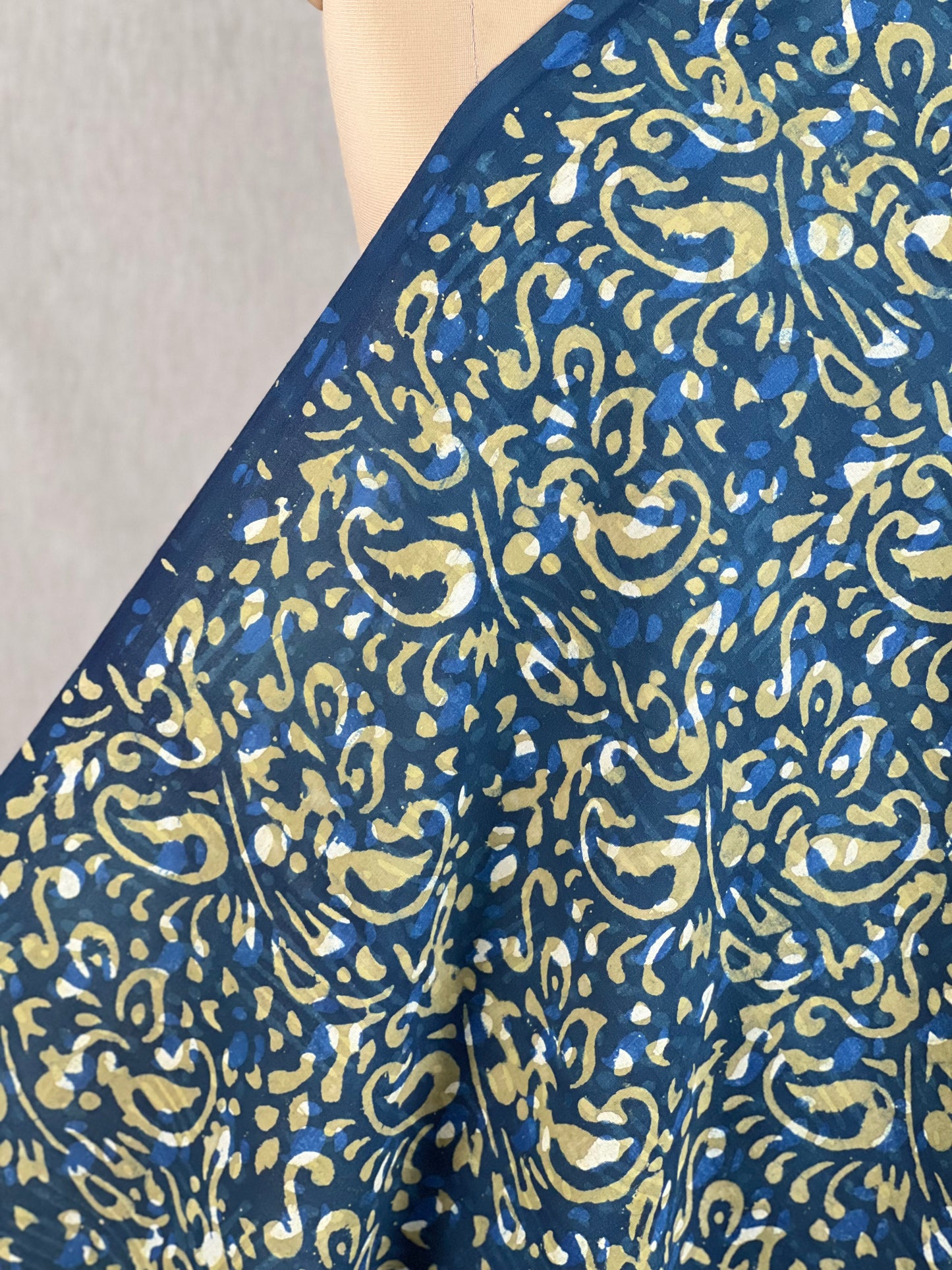 Bagru Hand-Printed Cambric Cotton Fabrics