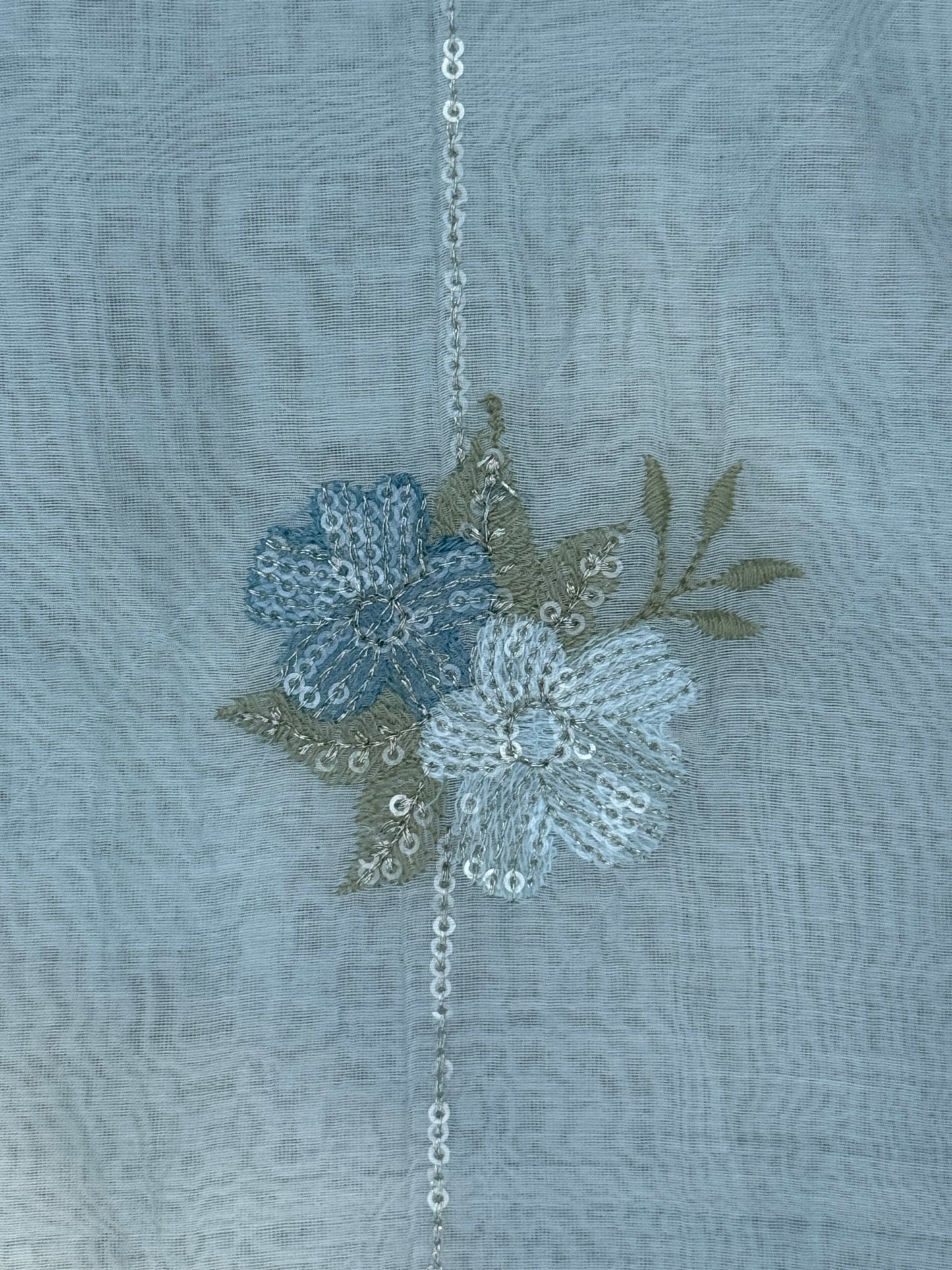 Embroidered 40gm Banarasi Chanderi Fabrics