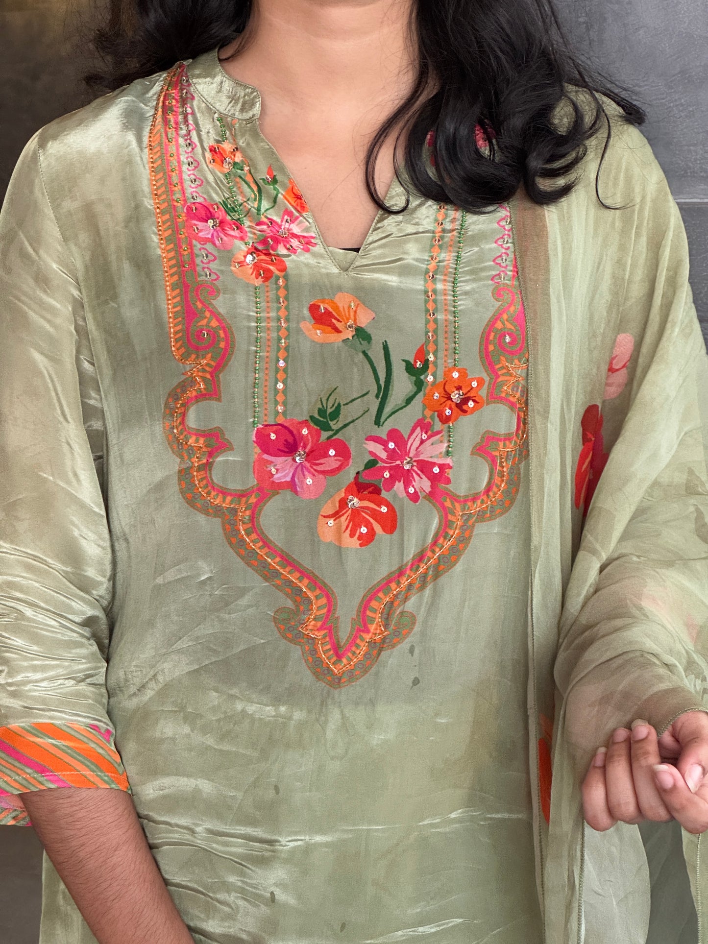 Muslin Salwar  Suit