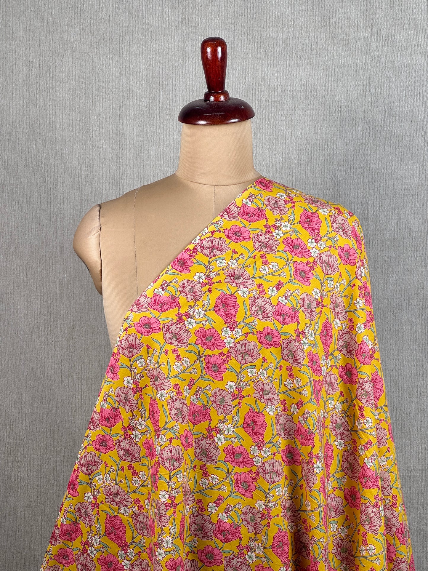 Discharge Printed Cotton Fabric